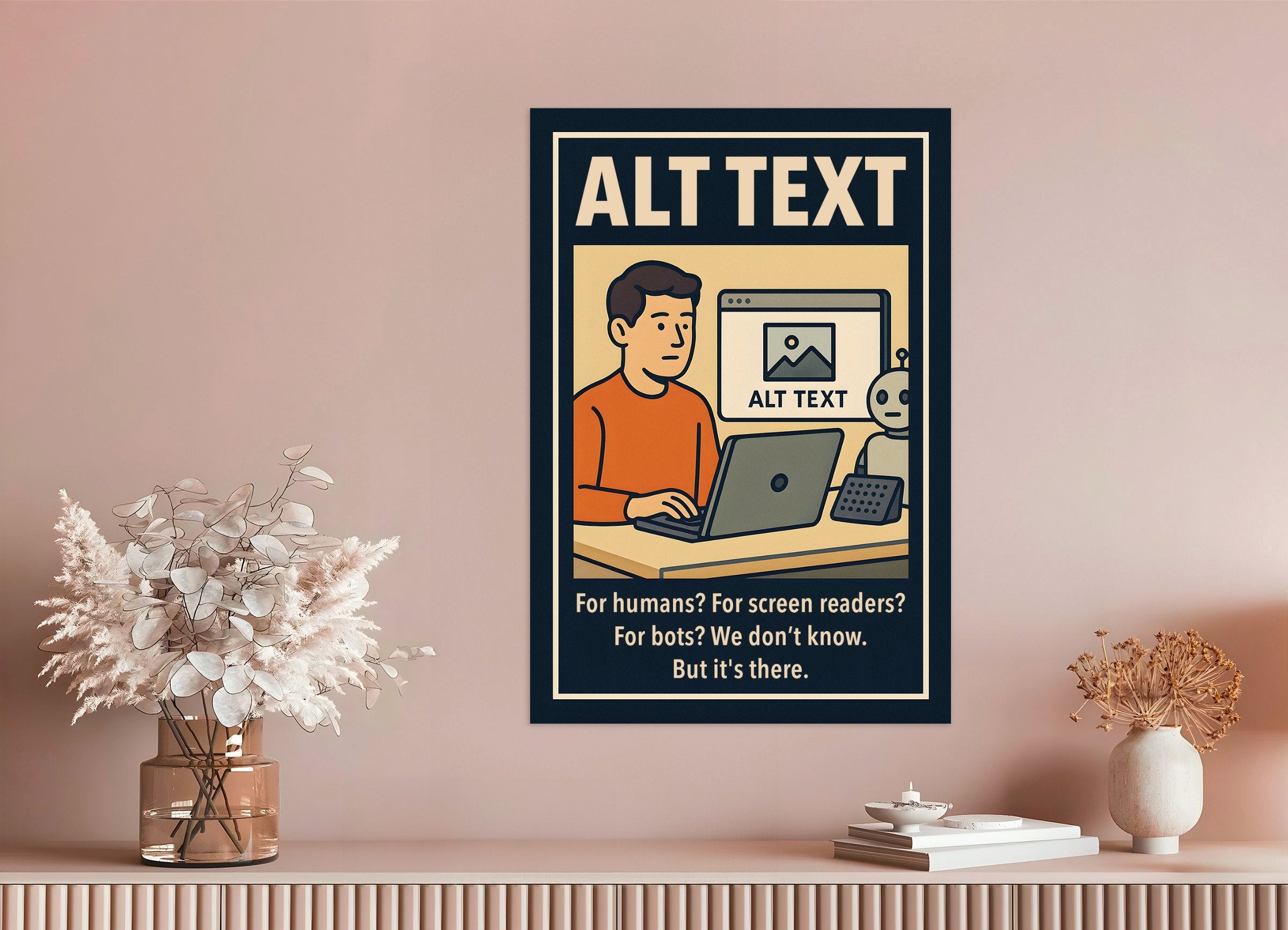 Poster of ALT text - Demotivational Poster
