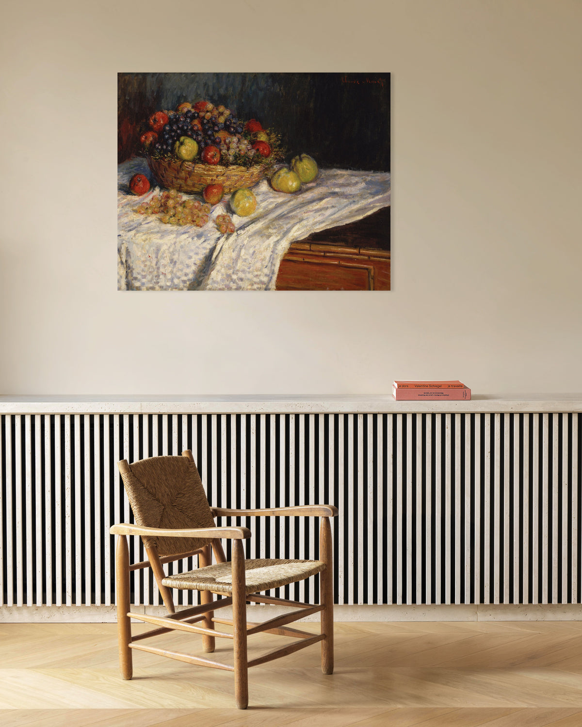 Poster Äpplen och vindruvor (1879–1880) av Claude Monet