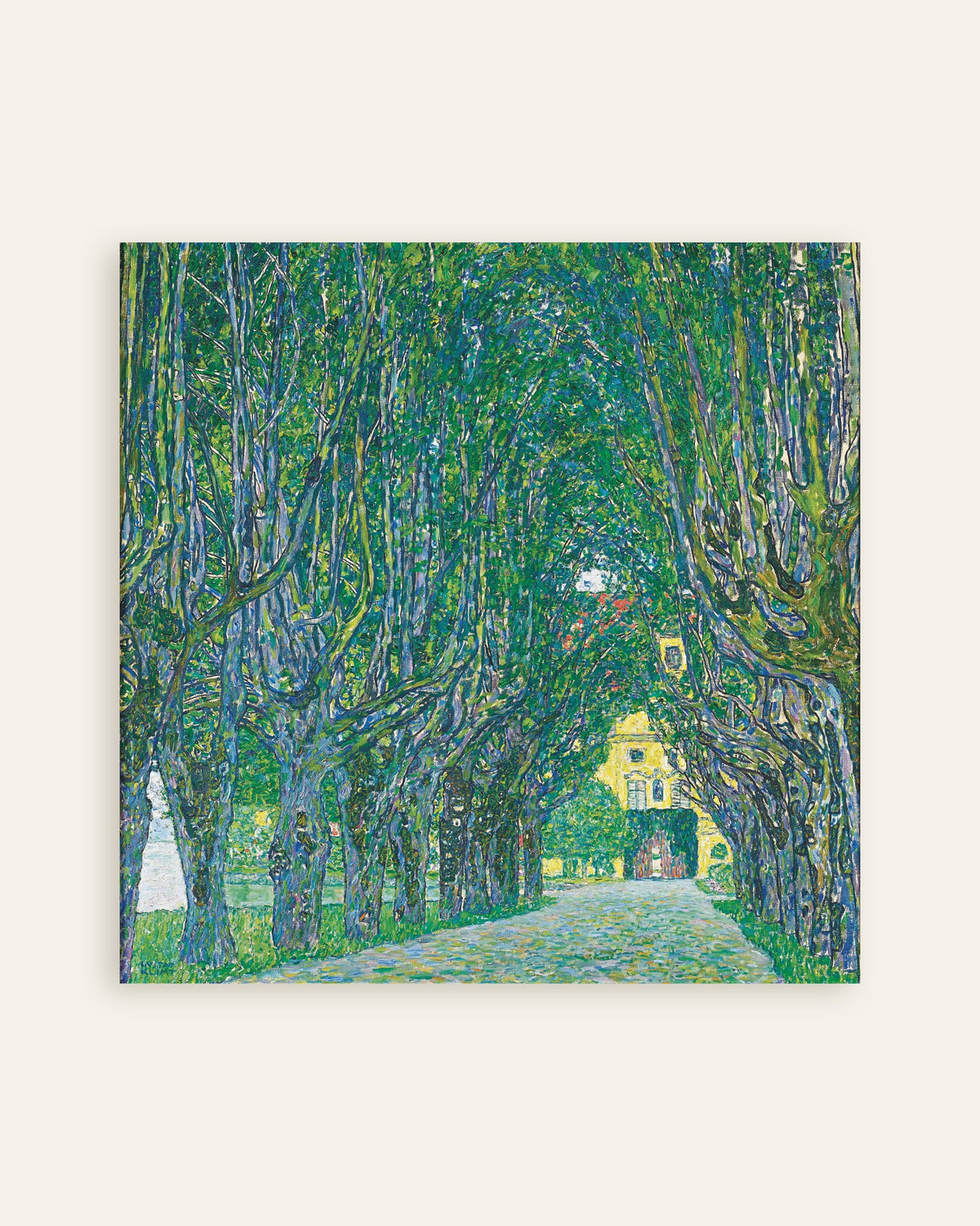 Poster Allé till Schloss Kammer (1912) av Gustav Klimt, miniatyr