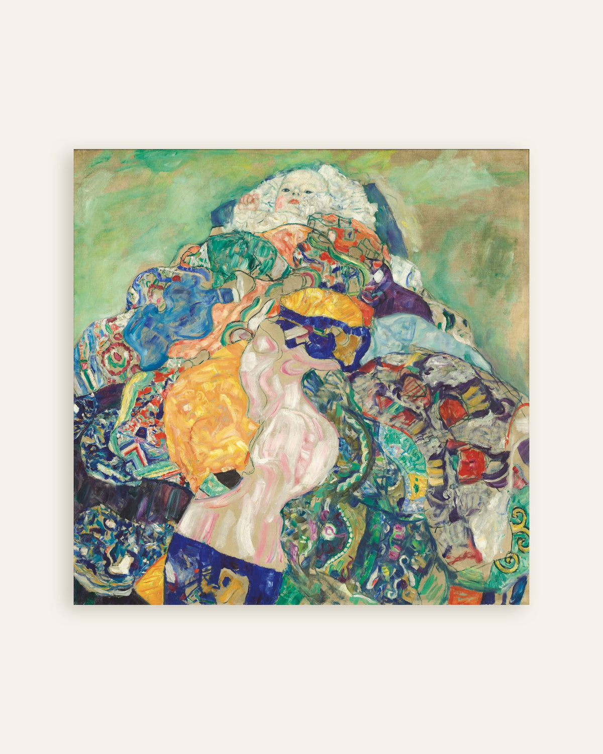 Poster Bebis (Vagga) (1917–1918) av Gustav Klimt, miniatyr