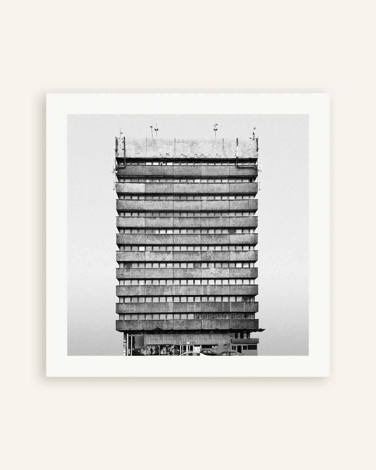 Poster ”Randig kontorsbyggnad”, miniatyr