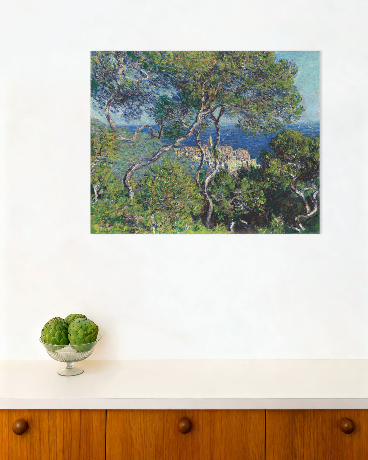 Poster Bordighera (1884) av Claude Monet