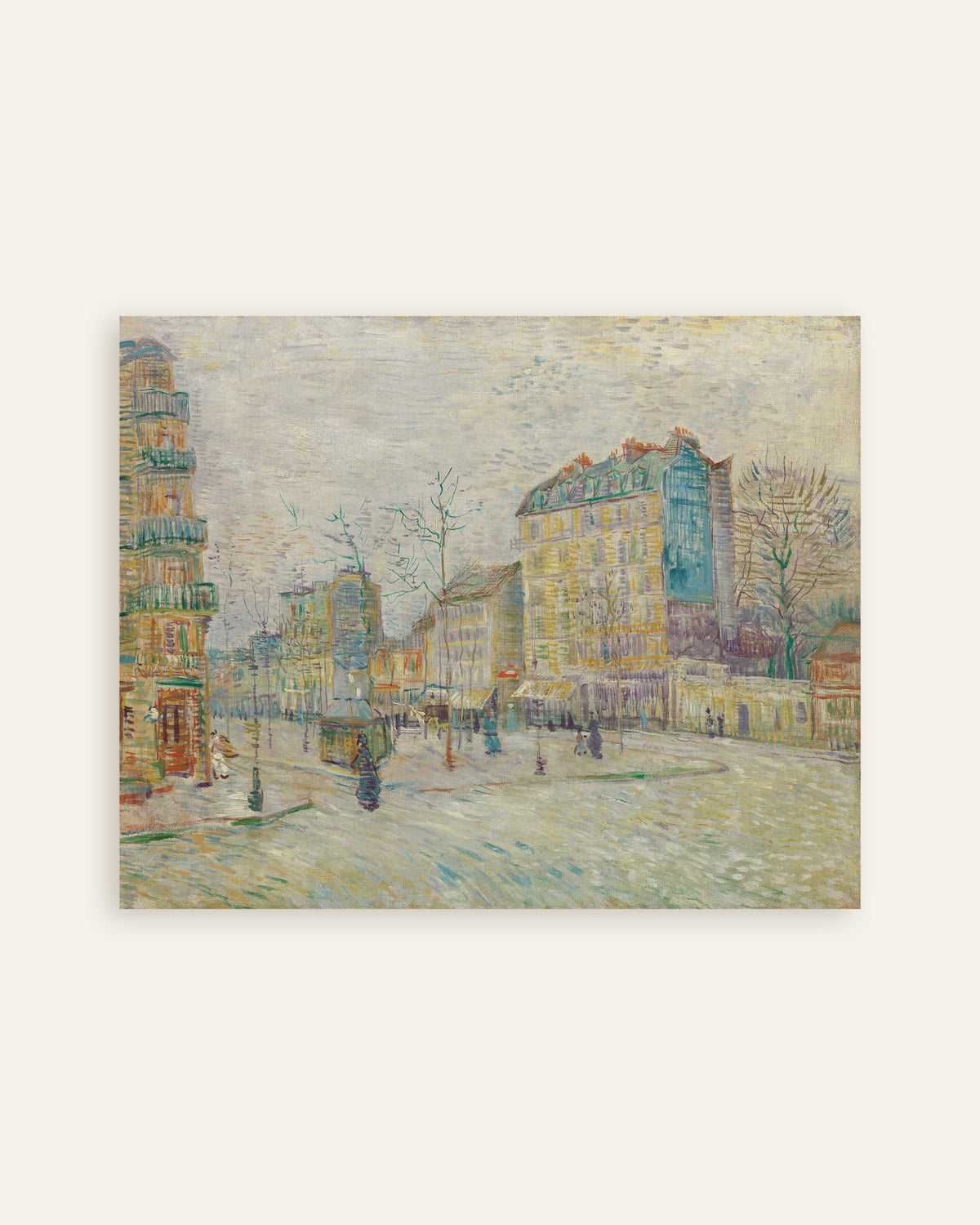 Poster med Boulevard de Clichy (1887) av Vincent van Gogh, miniatyr