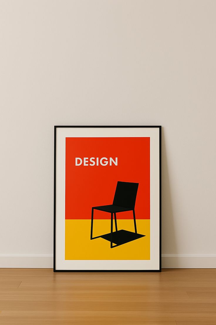 Affischstol - Design