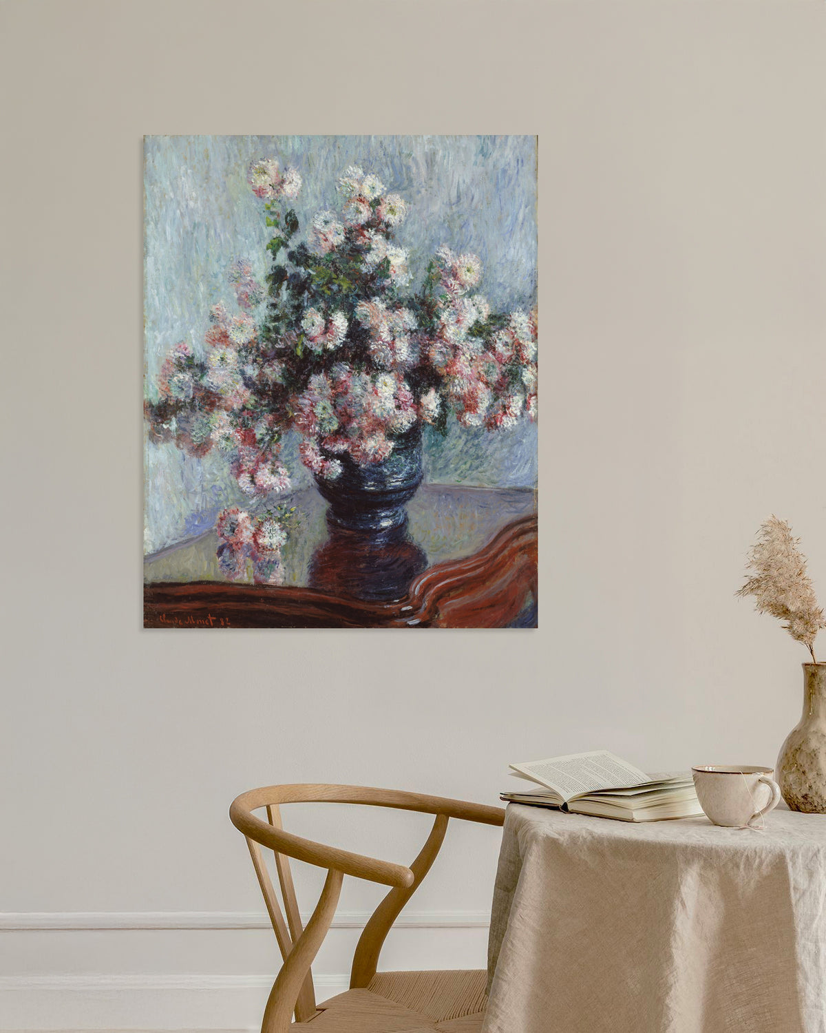 Poster Krysantemum (1882) av Claude Monet