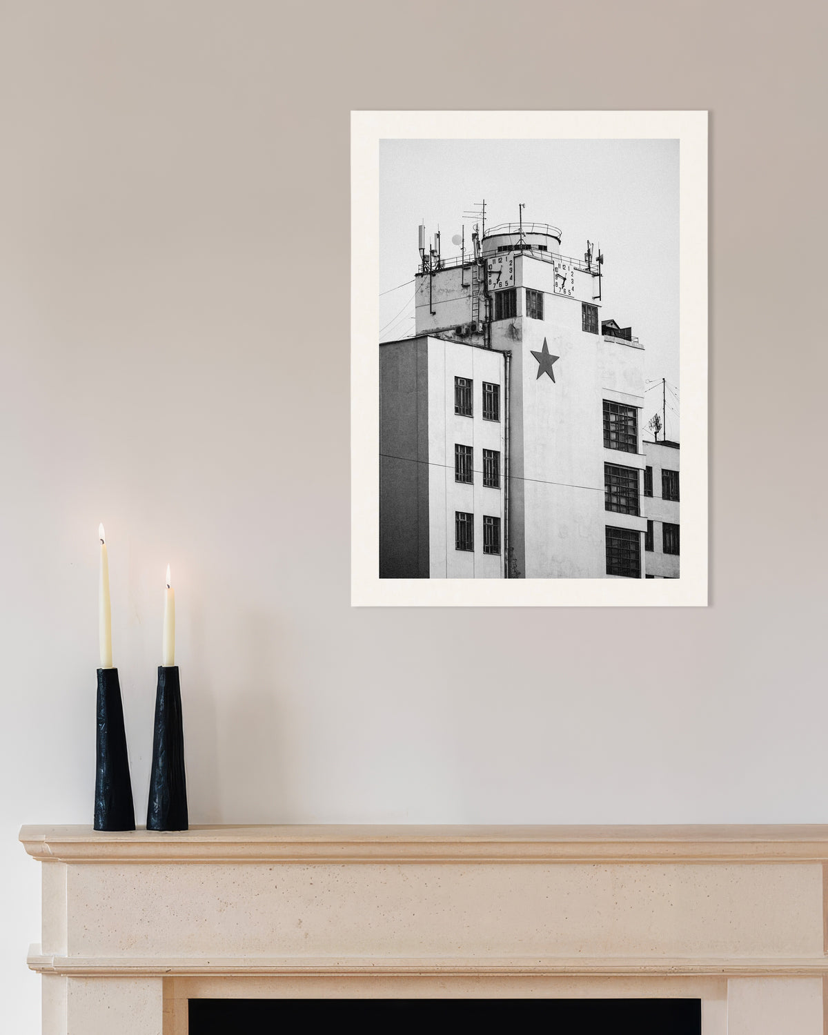 Poster ”Klocktorn med en stjärna”