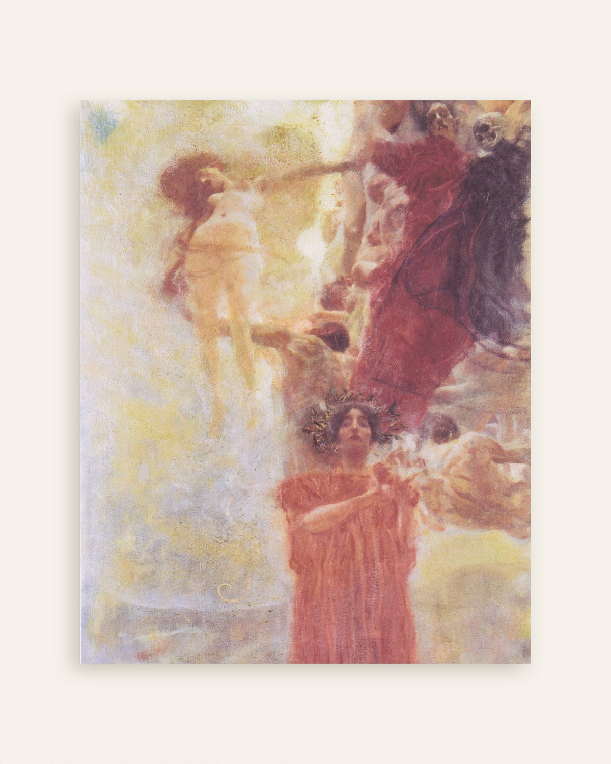 Poster Kompositionsskiss till Medicinen (1897–1898) av Gustav Klimt, miniatyr