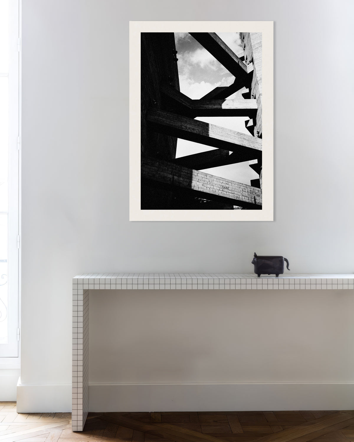 Poster ”Betongbalkar mot himlen”