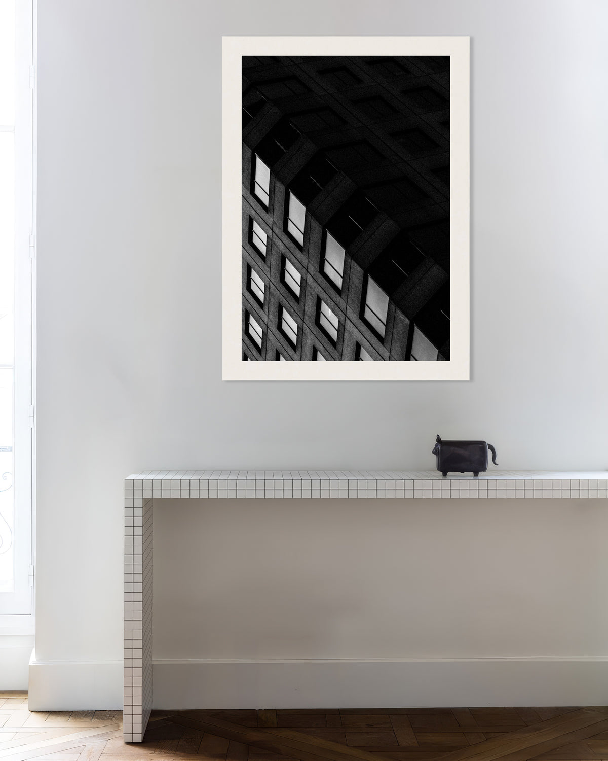 Poster ”Betongrutnät om natten”