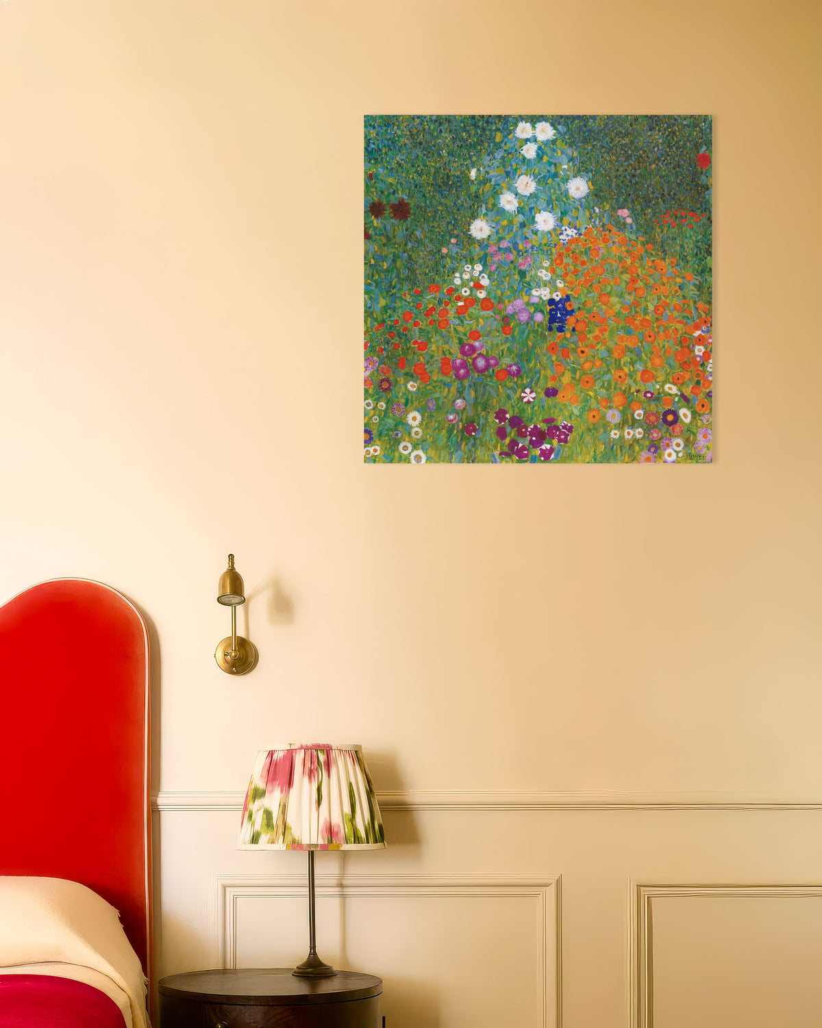 Poster Bondeträdgård (1905–1907) av Gustav Klimt