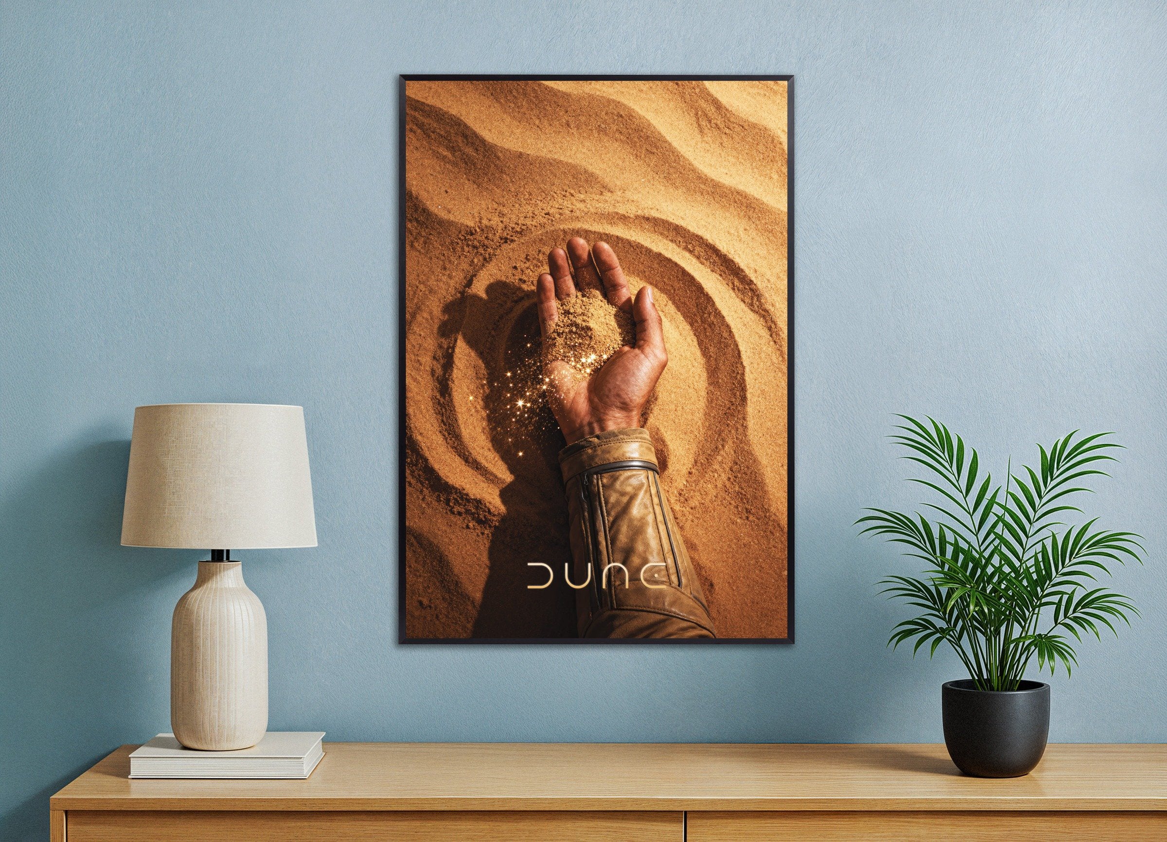 Desert Hand Poster, Dune, Sci-Fi Sand Affischer