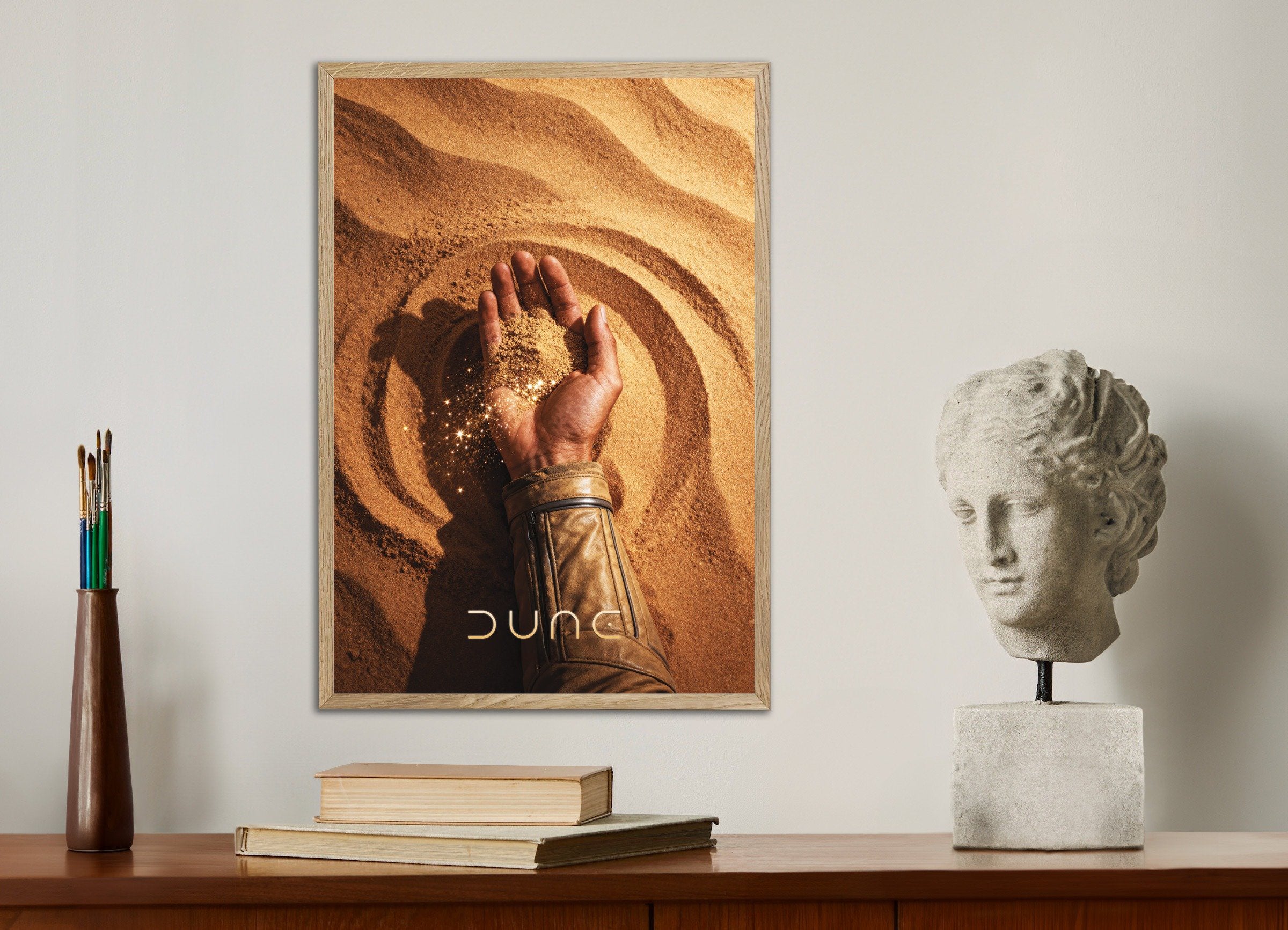 Desert Hand Poster, Dune, Sci-Fi Sand Affischer