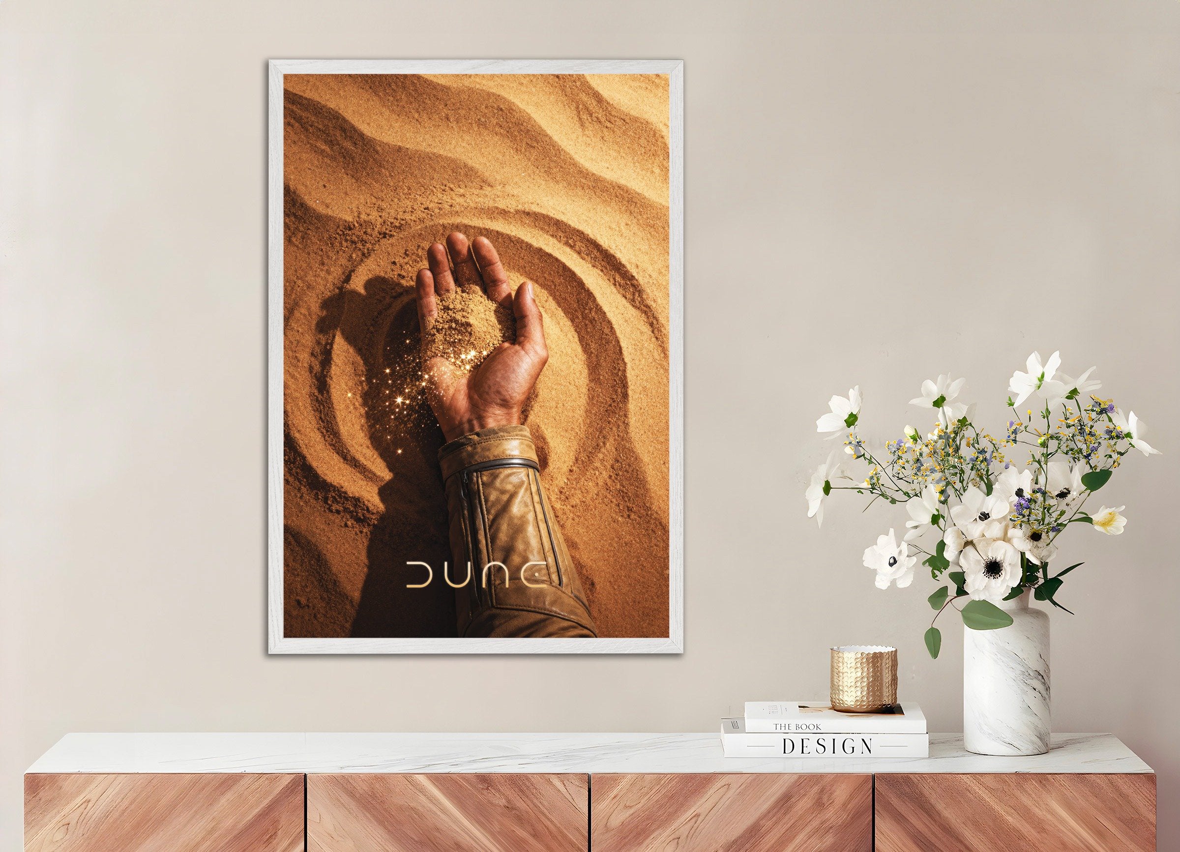Desert Hand Poster, Dune, Sci-Fi Sand Affischer