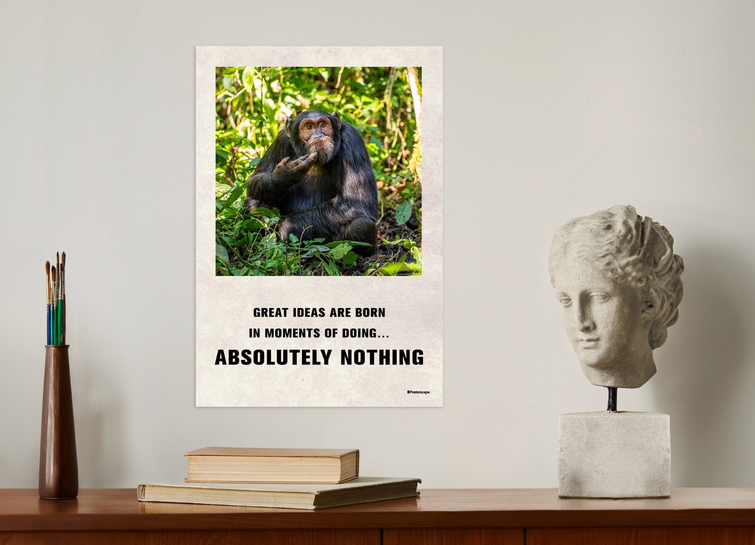 Poster of Doing Nothing - Demotivational Poster