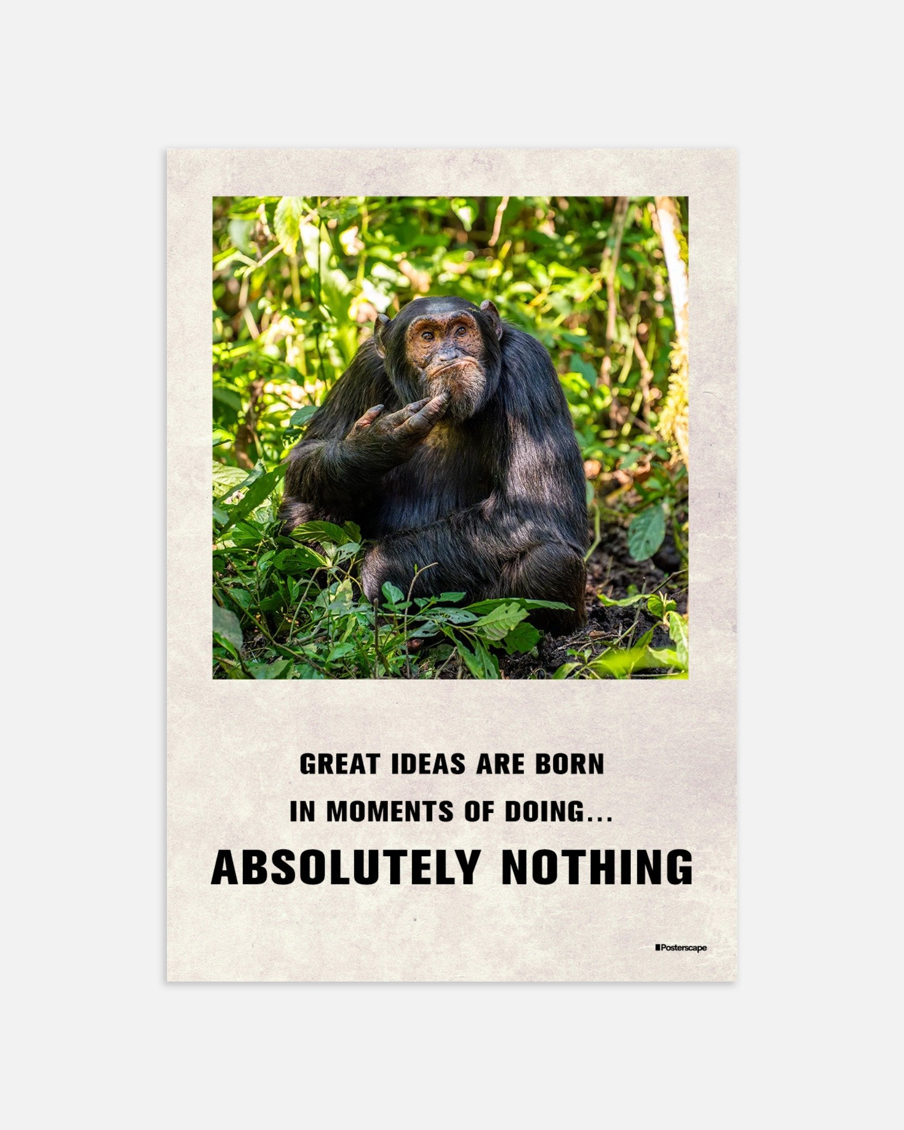 Poster of Doing Nothing - Demotivational Poster, thumbnail