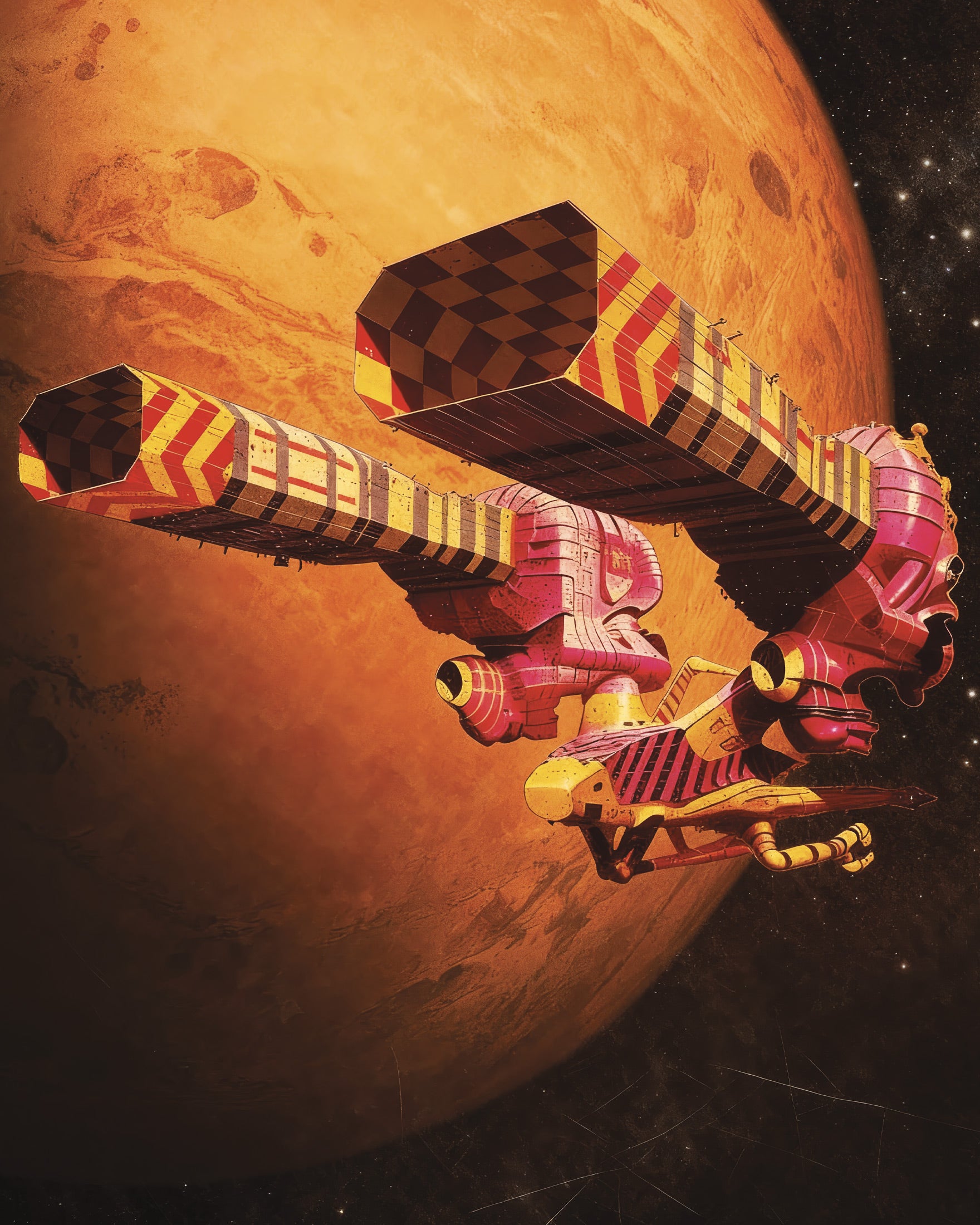 Dune av Jodorowsky Poster, Retro Sci-Fi Affischer