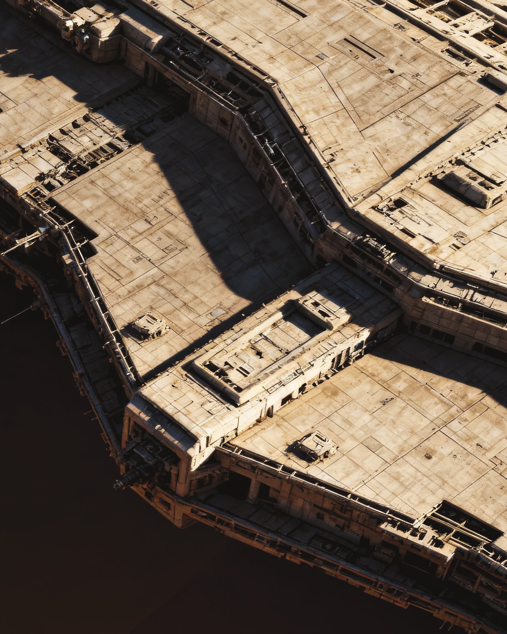 Desert Ship Poster, Sci-Fi Sand Dune affischer