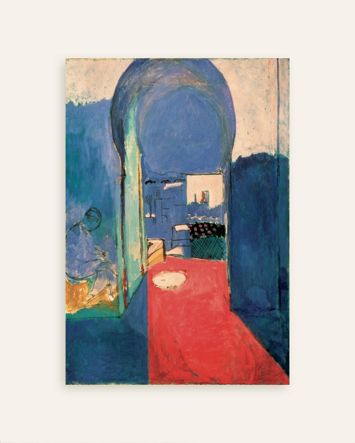 Poster av Ingången till kasban (1912) av Henri Matisse, miniatyr