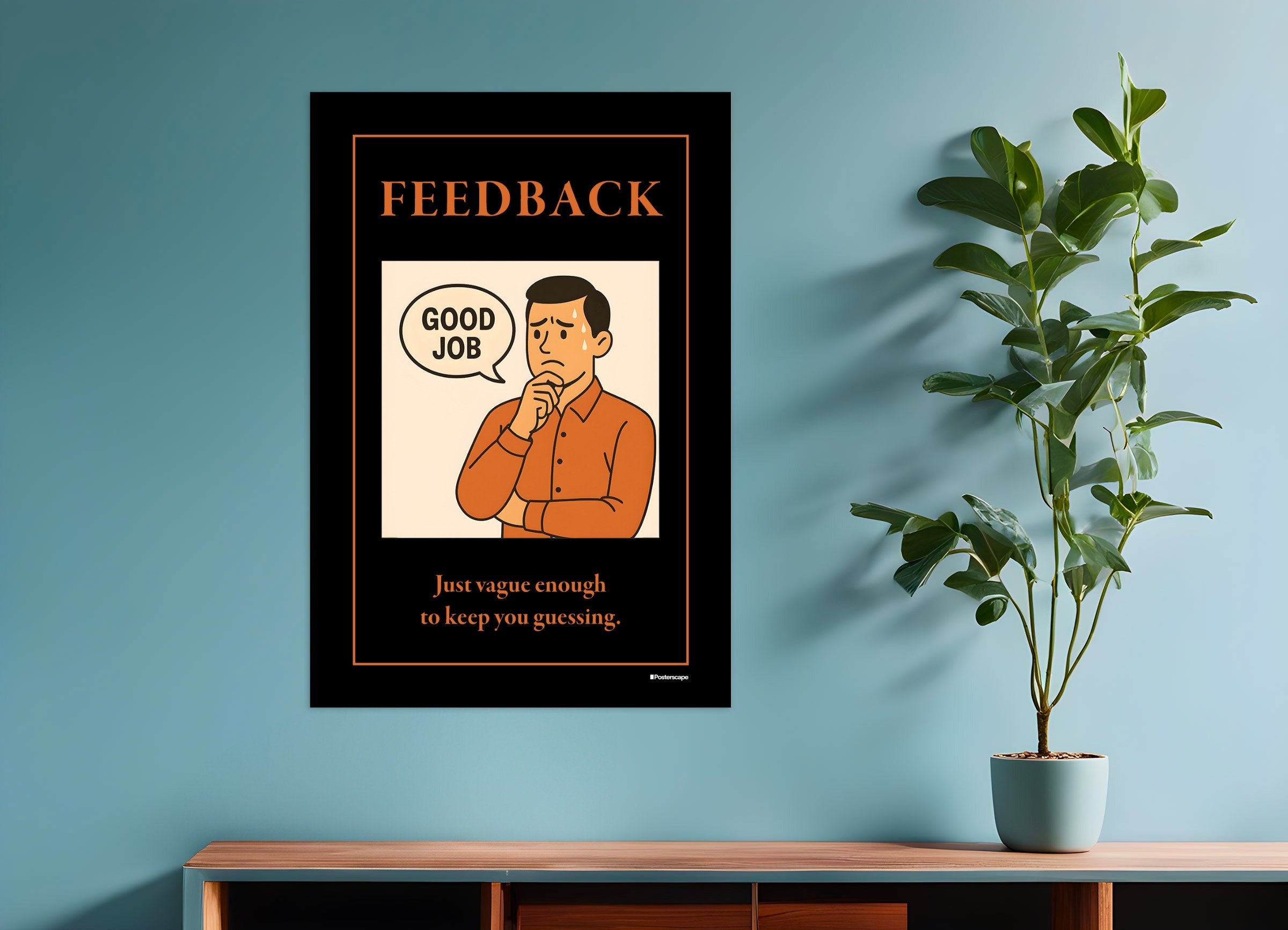Poster of Feedback - Demotivational Poster