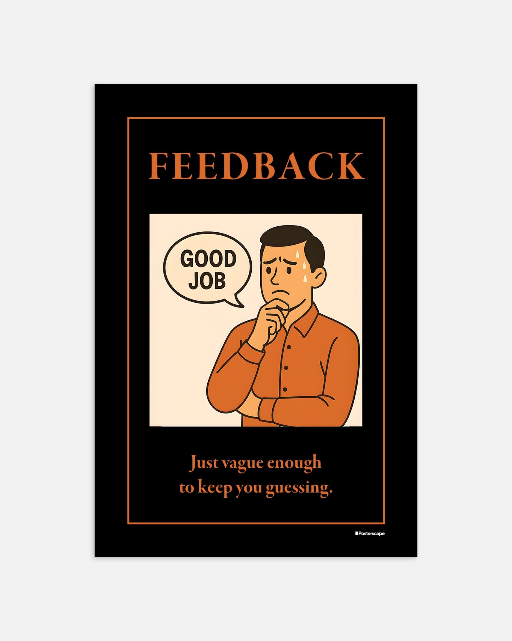 Poster of Feedback - Demotivational Poster, thumbnail