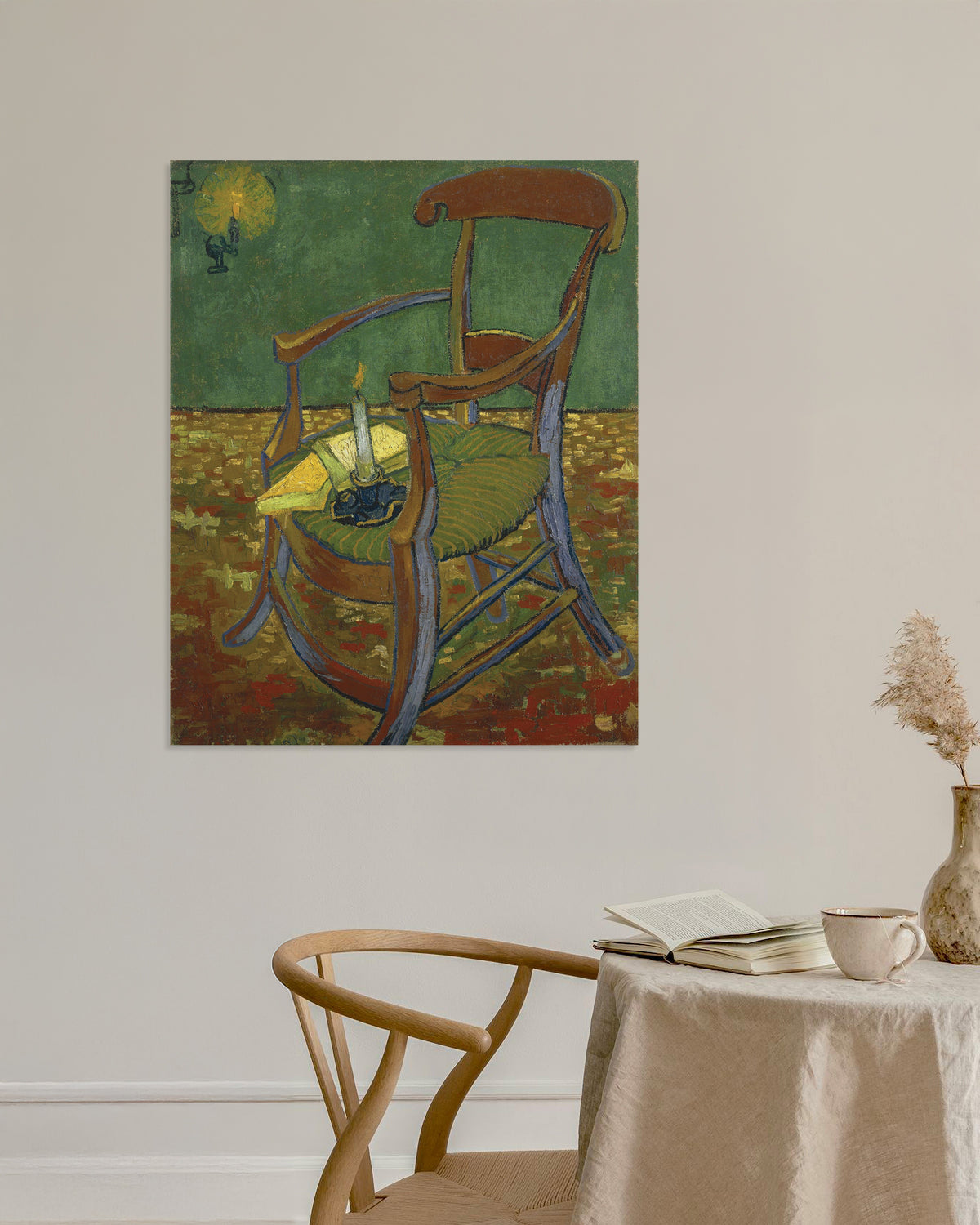 Poster med Gauguins stol (1888) av Vincent van Gogh
