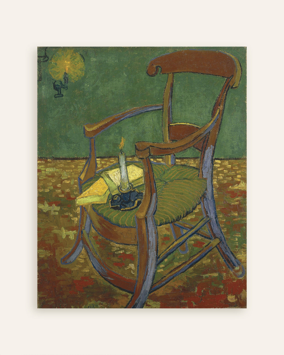 Poster med Gauguins stol (1888) av Vincent van Gogh, miniatyrbild