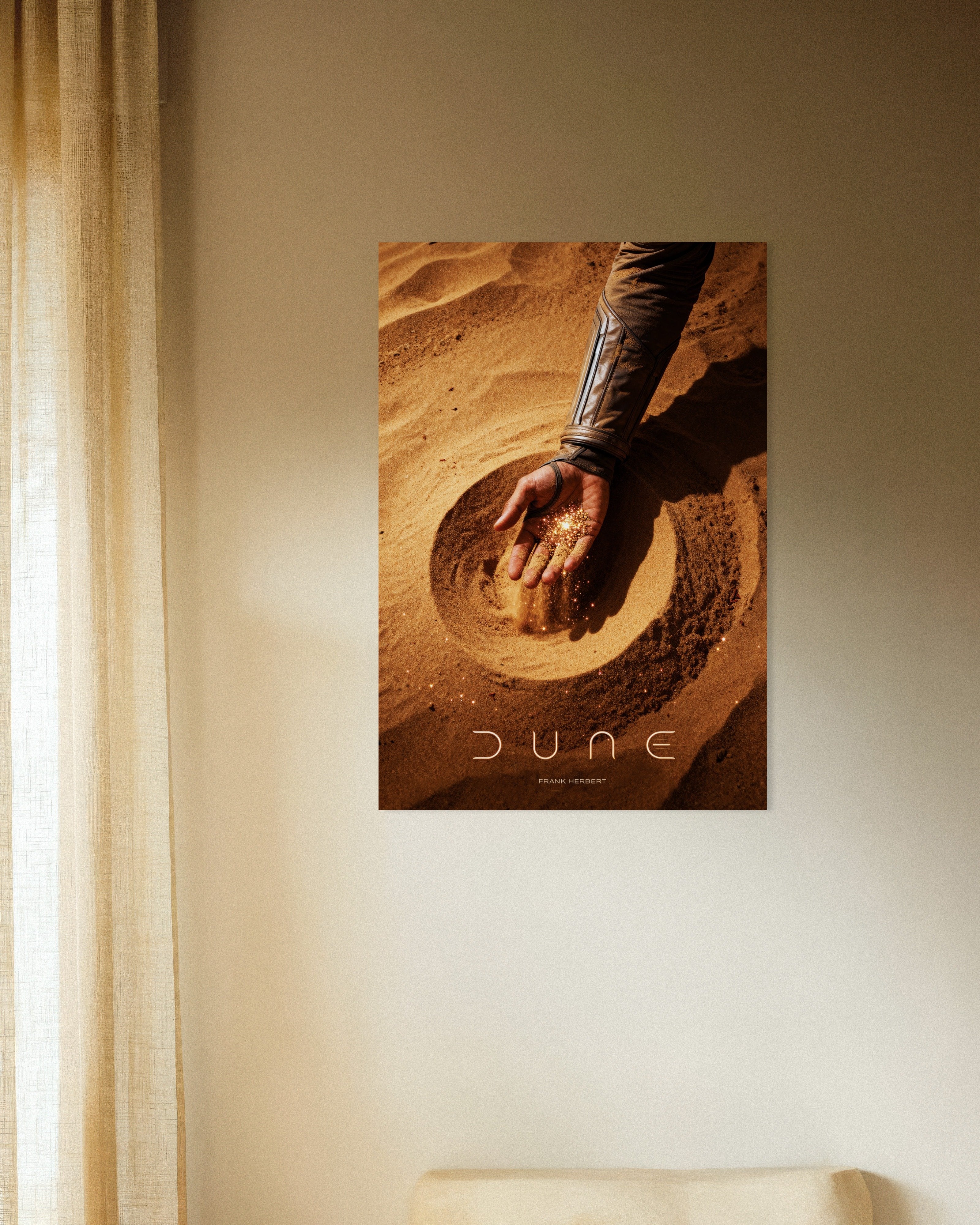 Poster of Hand of Sand on a Dune, Poster
