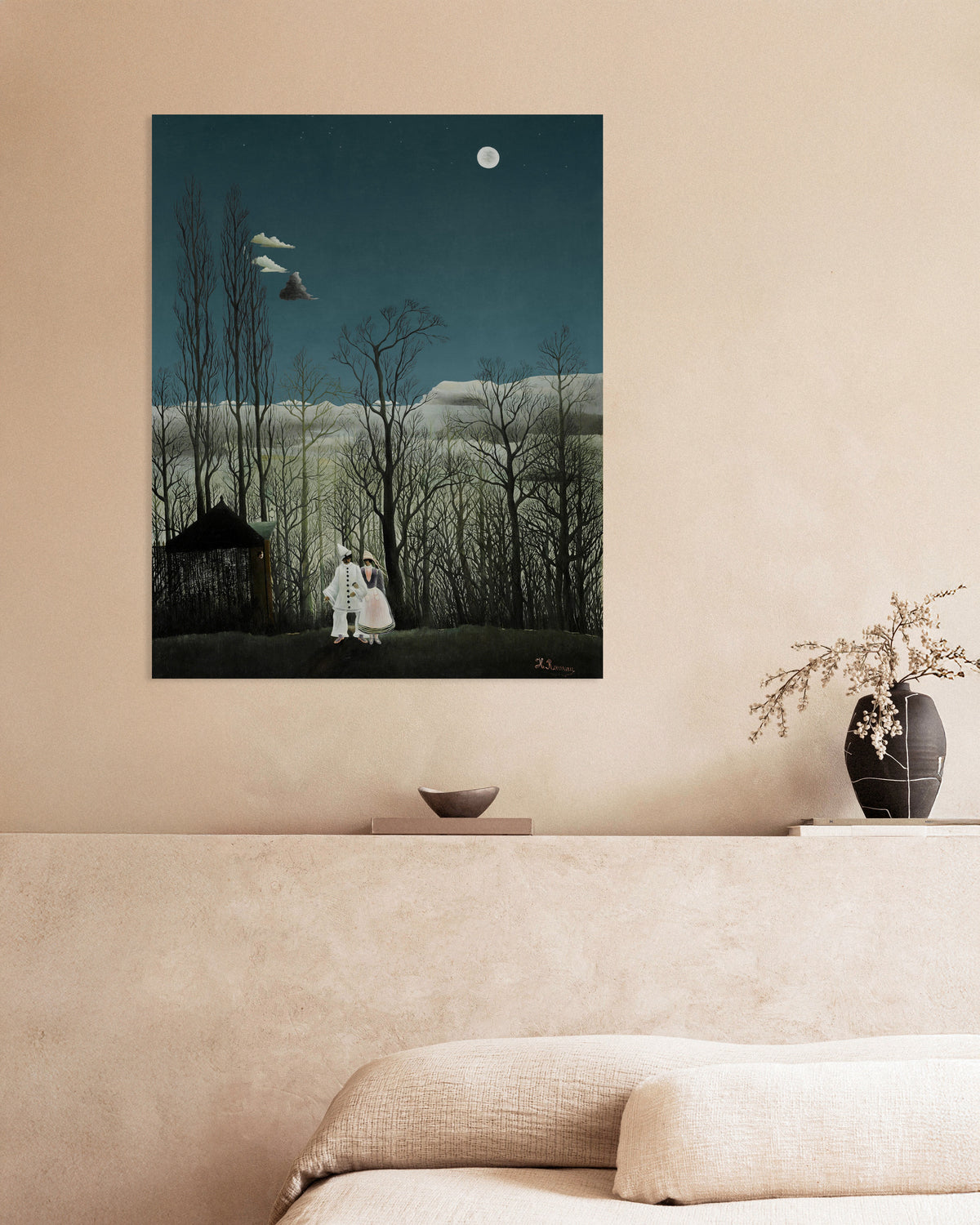 Henri Rousseau poster – En karnevalskväll (detalj)