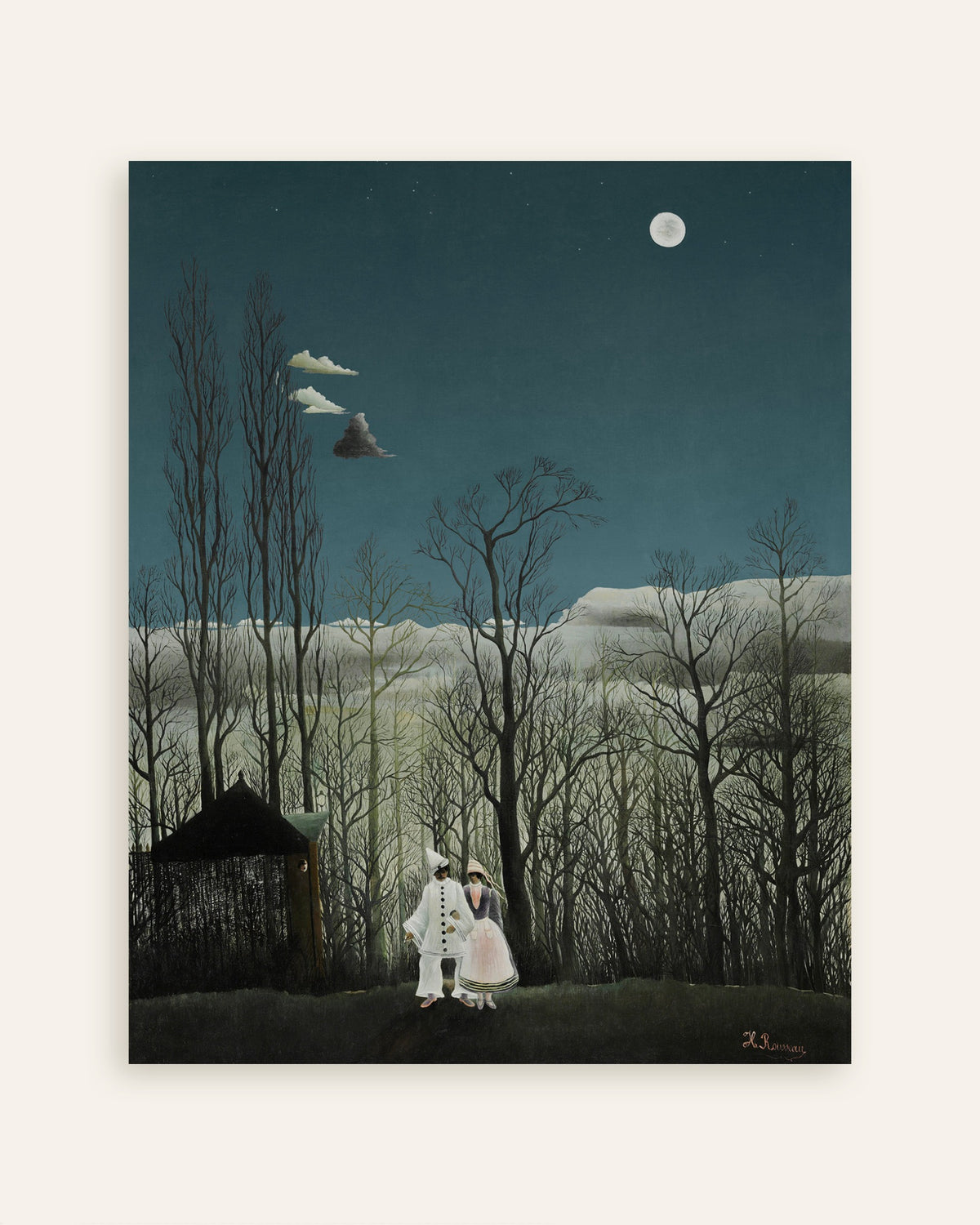 Henri Rousseau poster – En karnevalskväll (detalj), miniatyrbild