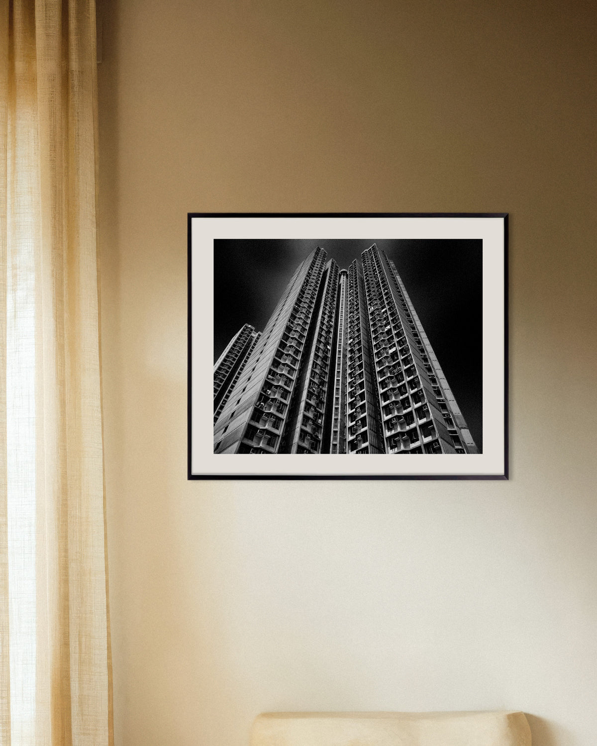 Poster ”Höghuskanjon”, med metallram