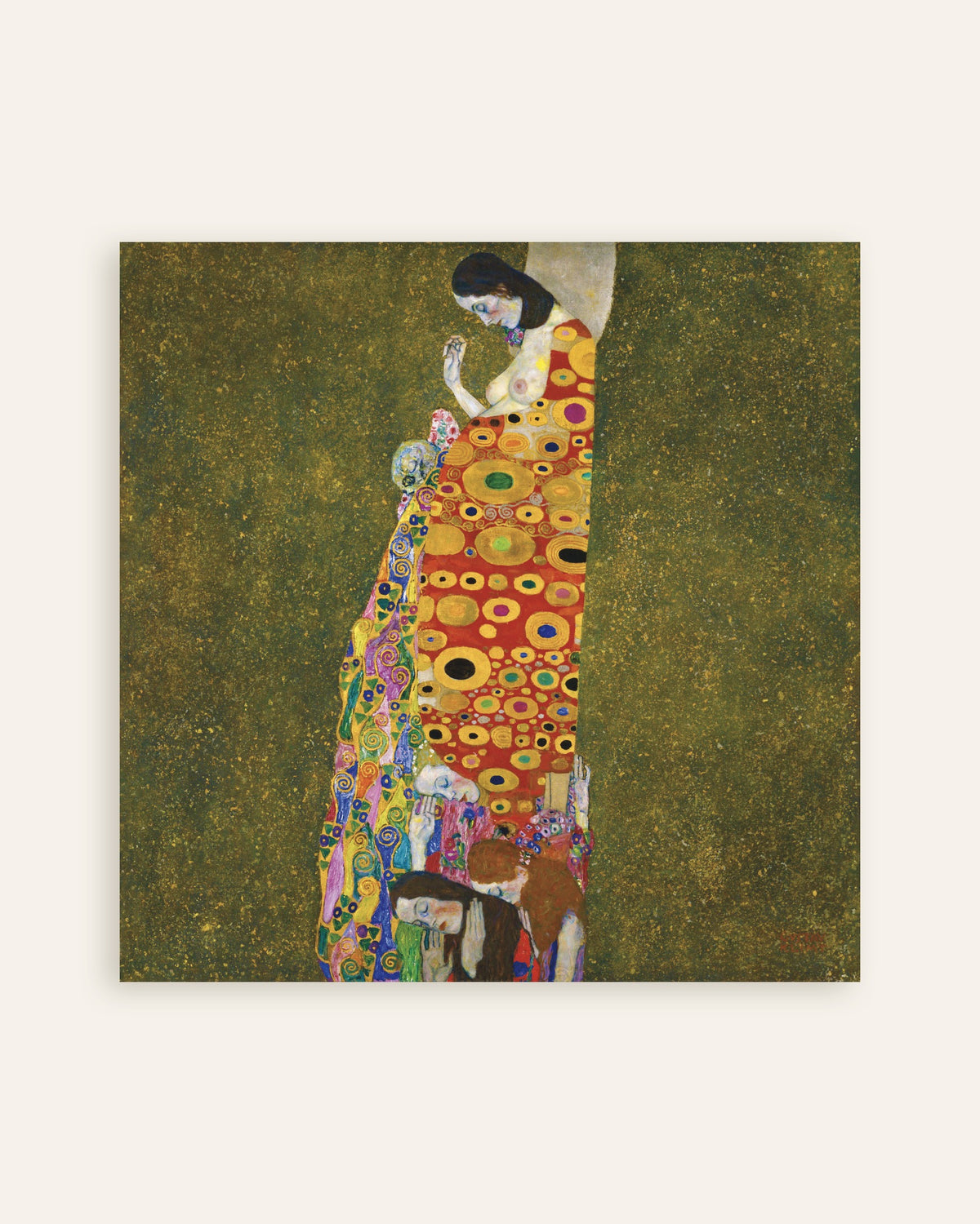 Poster Hoppet II (1907–1908) av Gustav Klimt, miniatyr
