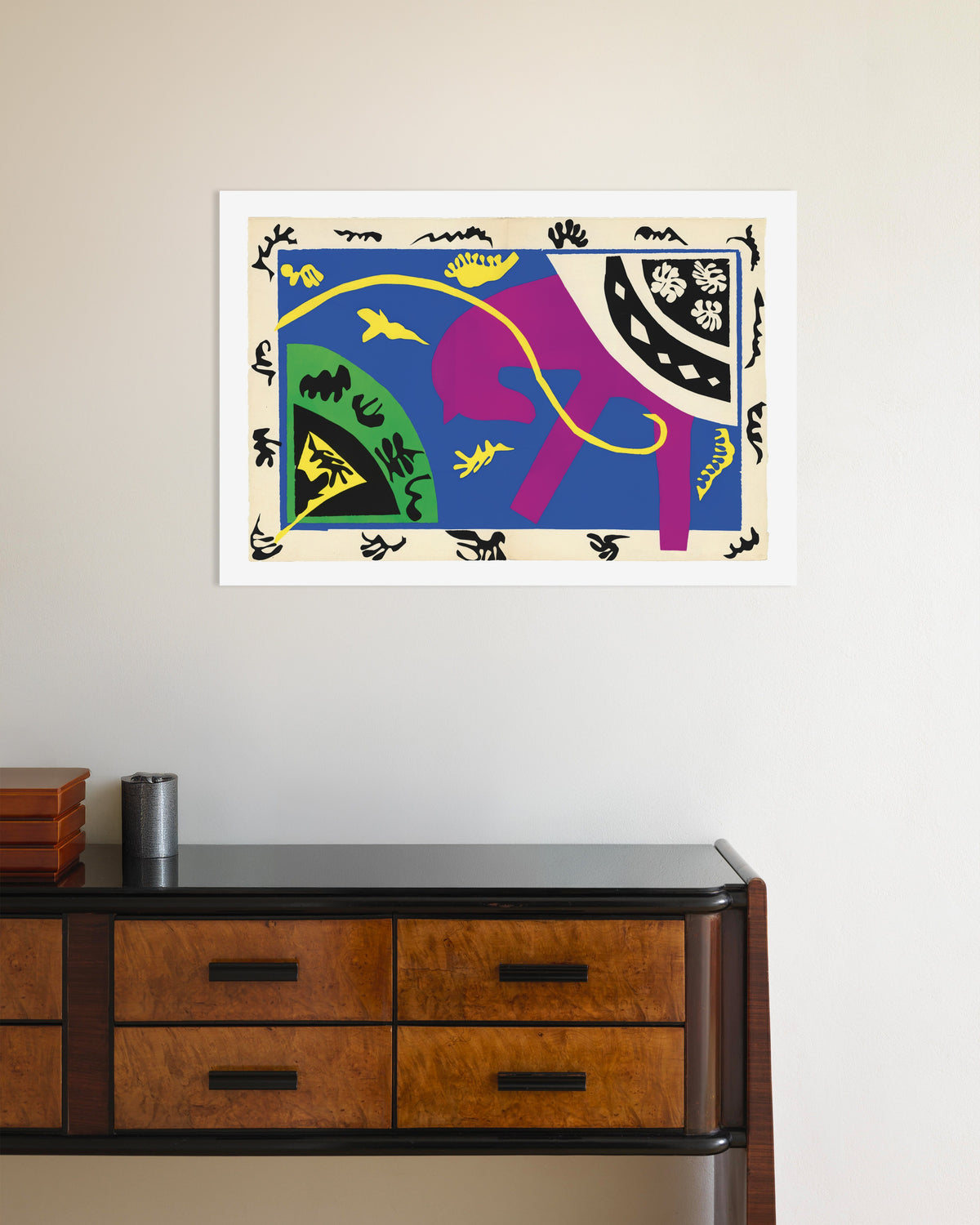 Poster med Häst, ryttare och clown (Jazz, 1947) av Henri Matisse