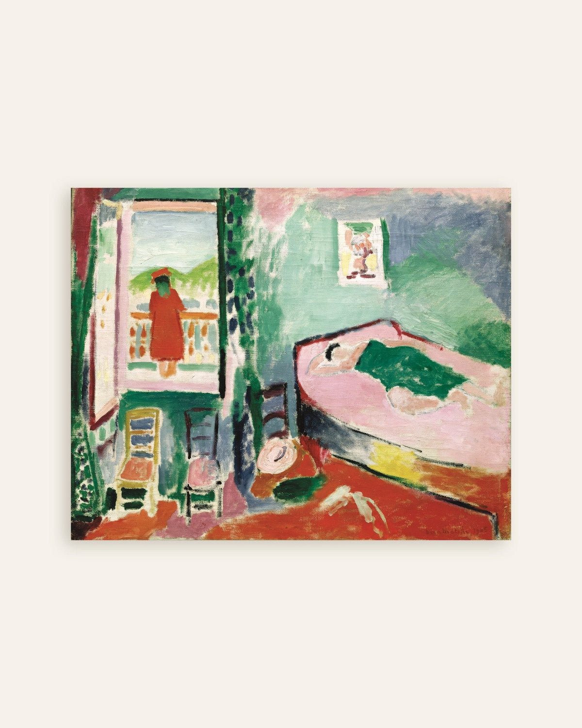 Poster av Interiör i Collioure (1905) av Henri Matisse, miniatyr