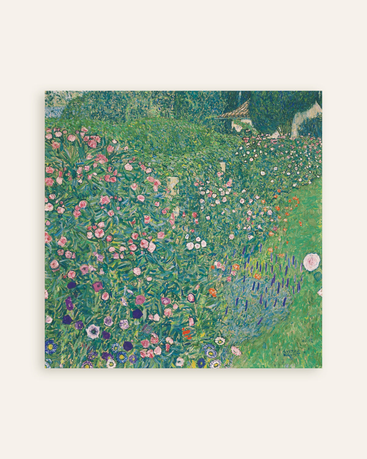 Poster Italienskt trädgårdslandskap (1913) av Gustav Klimt, miniatyr