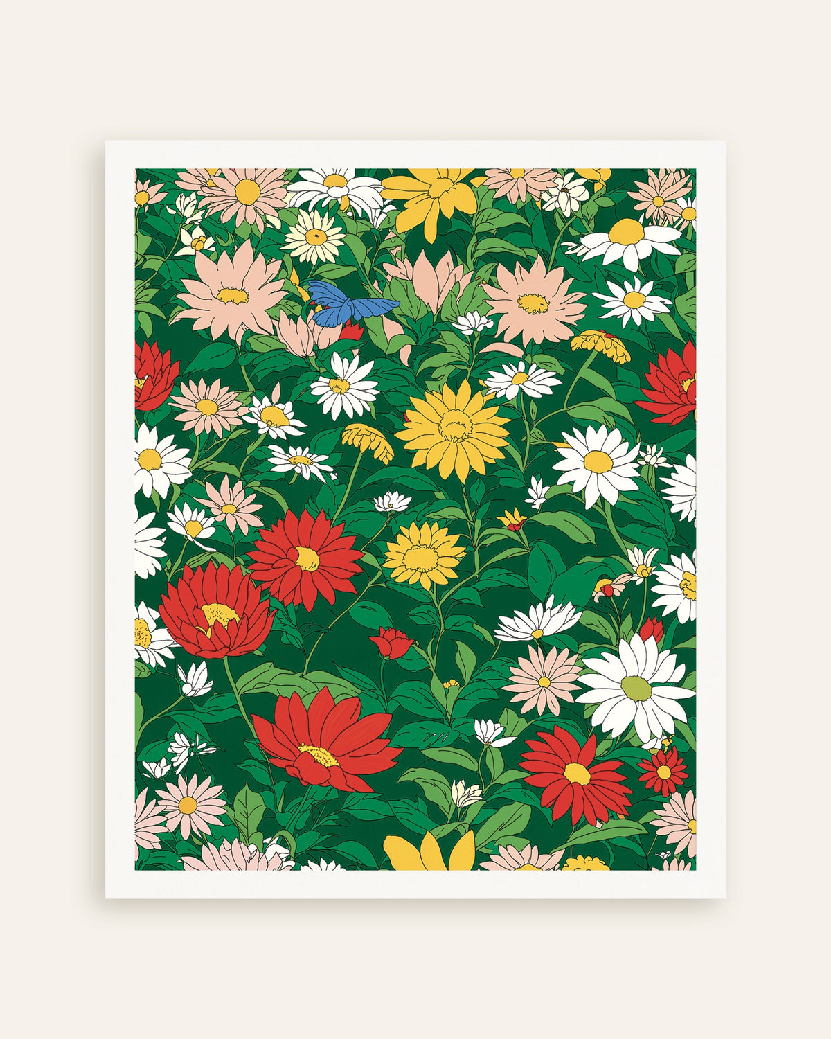 Poster med Japansk animationsstudio, Blomma, miniatyrbild