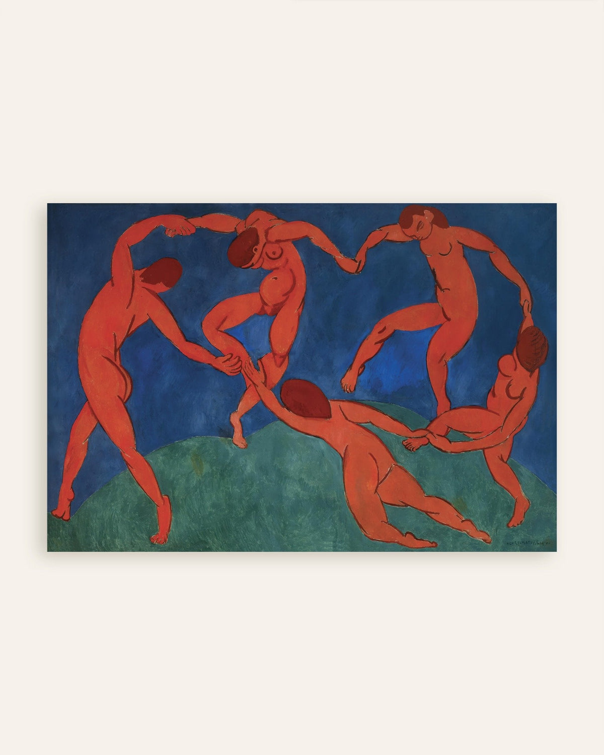 La danse II (1910) av Henri Matisse, poster, miniatyr