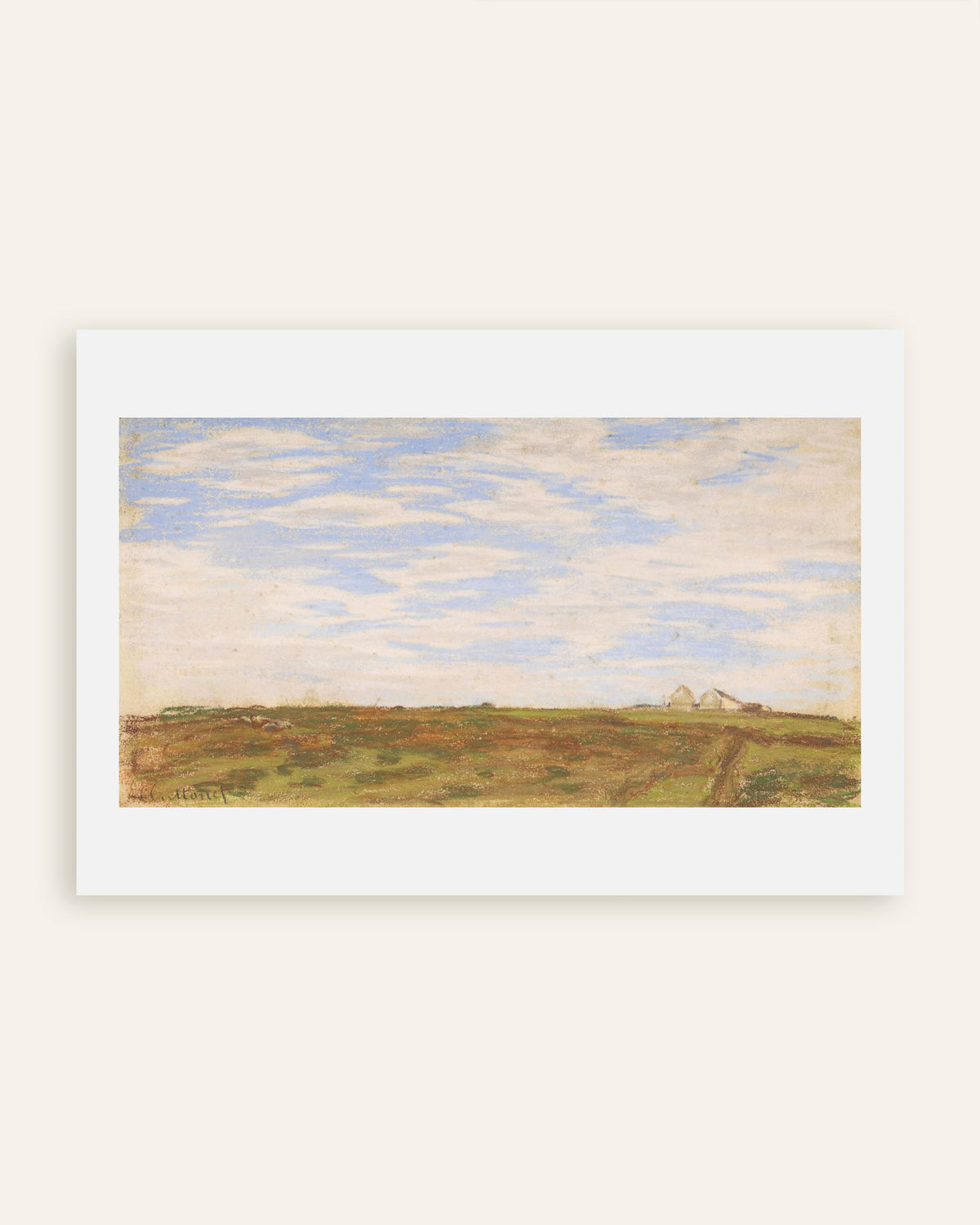 Poster Landskap (1864–1866) av Claude Monet, miniatyr