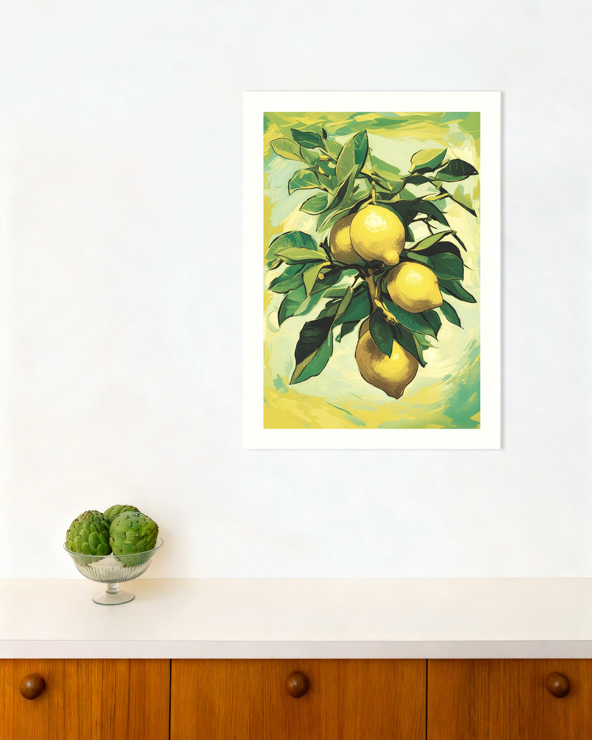 Poster med Citroner från Sorrento