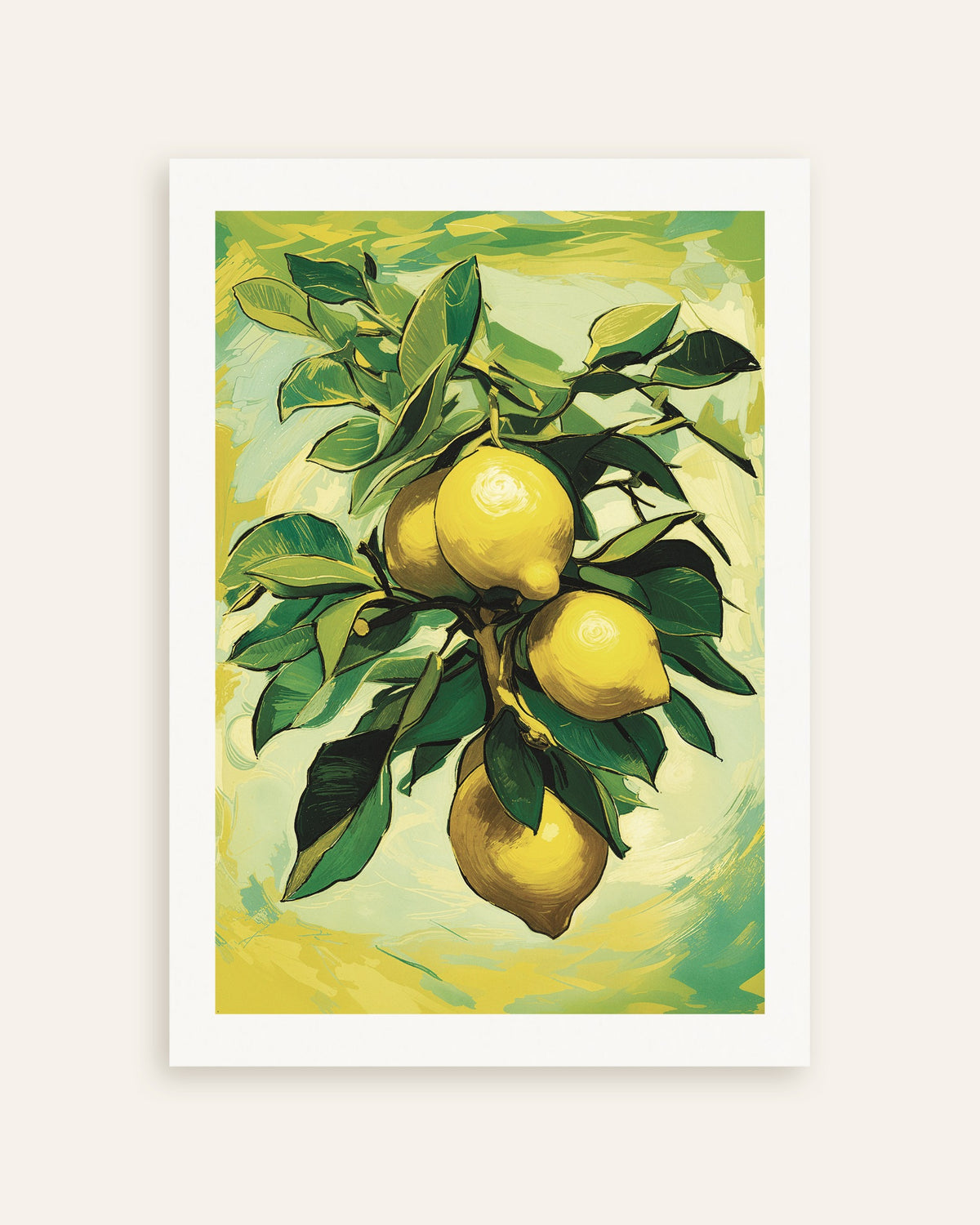 Poster med Citroner från Sorrento, miniatyr