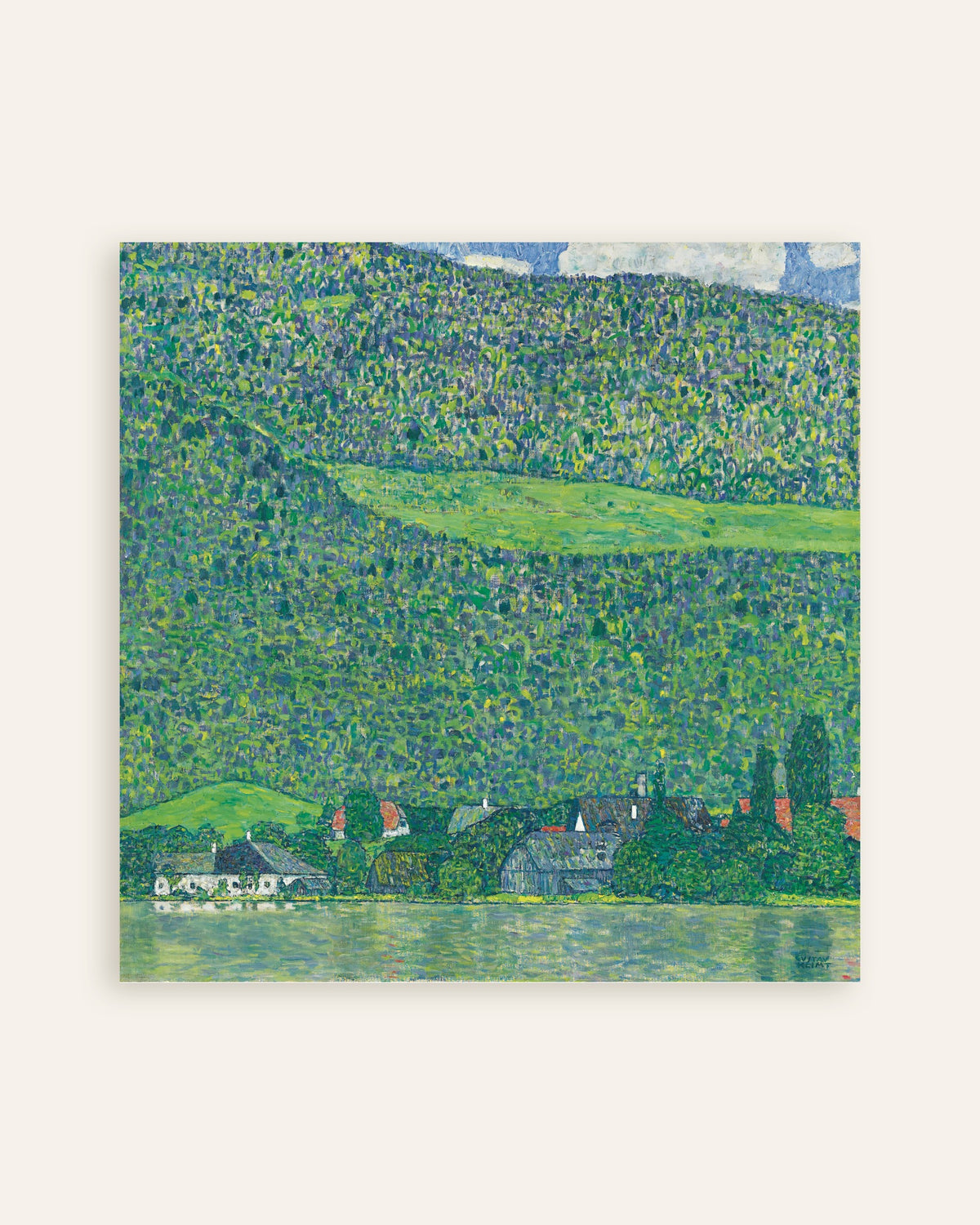 Poster av Litzlberg vid Attersee (1914–1915) av Gustav Klimt, miniatyrbild