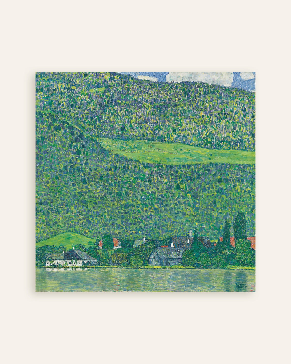 Poster av Litzlberg vid Attersee (1914–1915) av Gustav Klimt, miniatyrbild