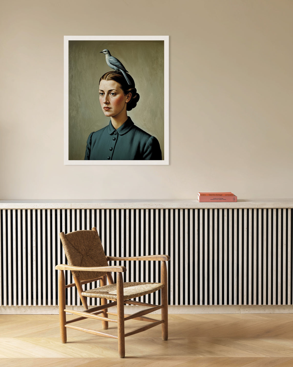 Poster med Min tanke är en fågel
