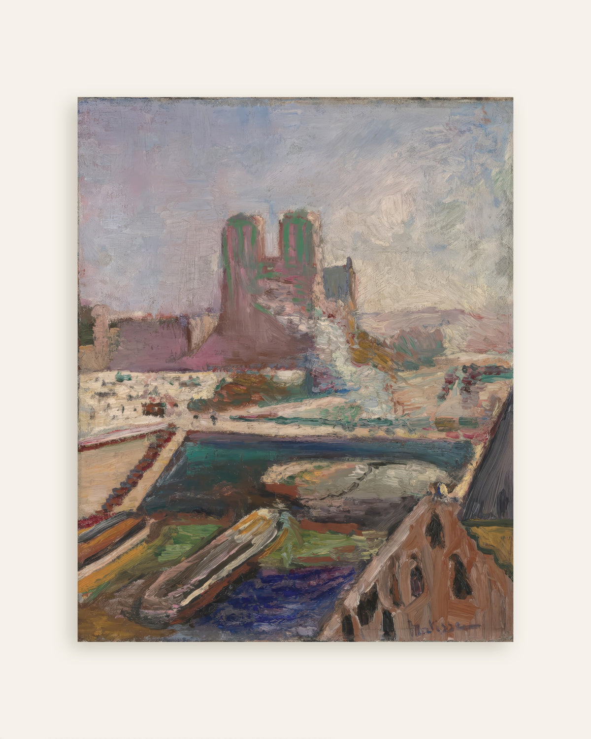 Poster av Notre-Dame (1900) — Henri Matisse, miniatyr