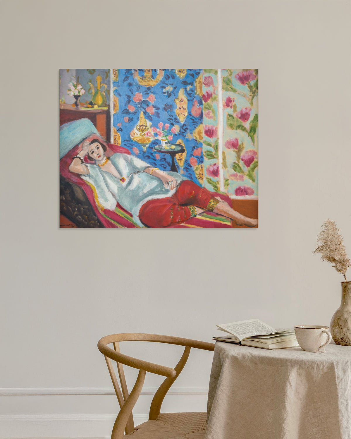 Poster av Odalisque med röda byxor (1924–1925) av Henri Matisse