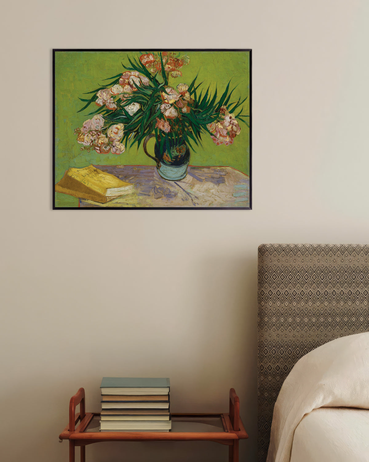 Poster med Oleander (1888) av Vincent van Gogh, med metallram