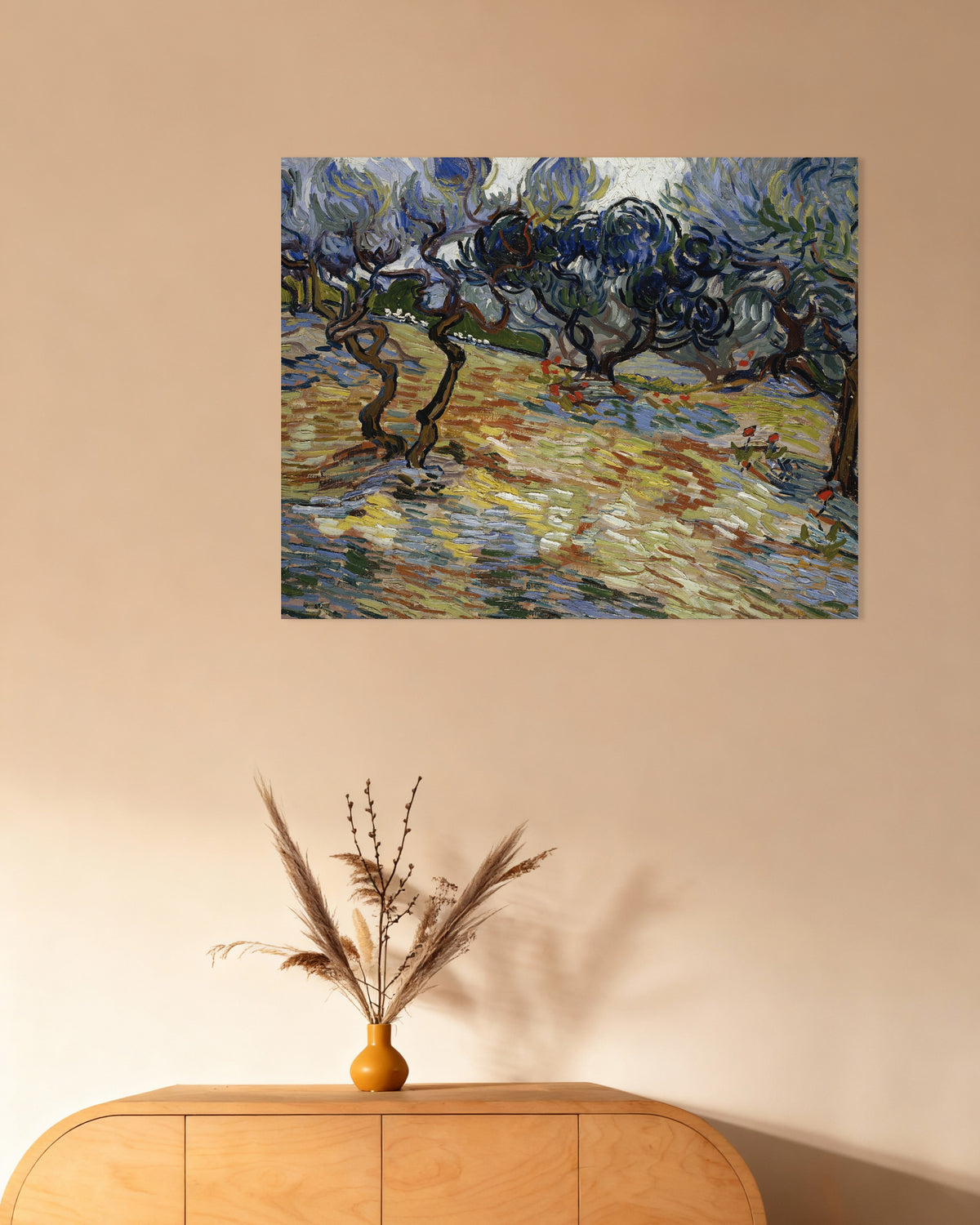 Poster med Olivträd (1889) av Vincent van Gogh
