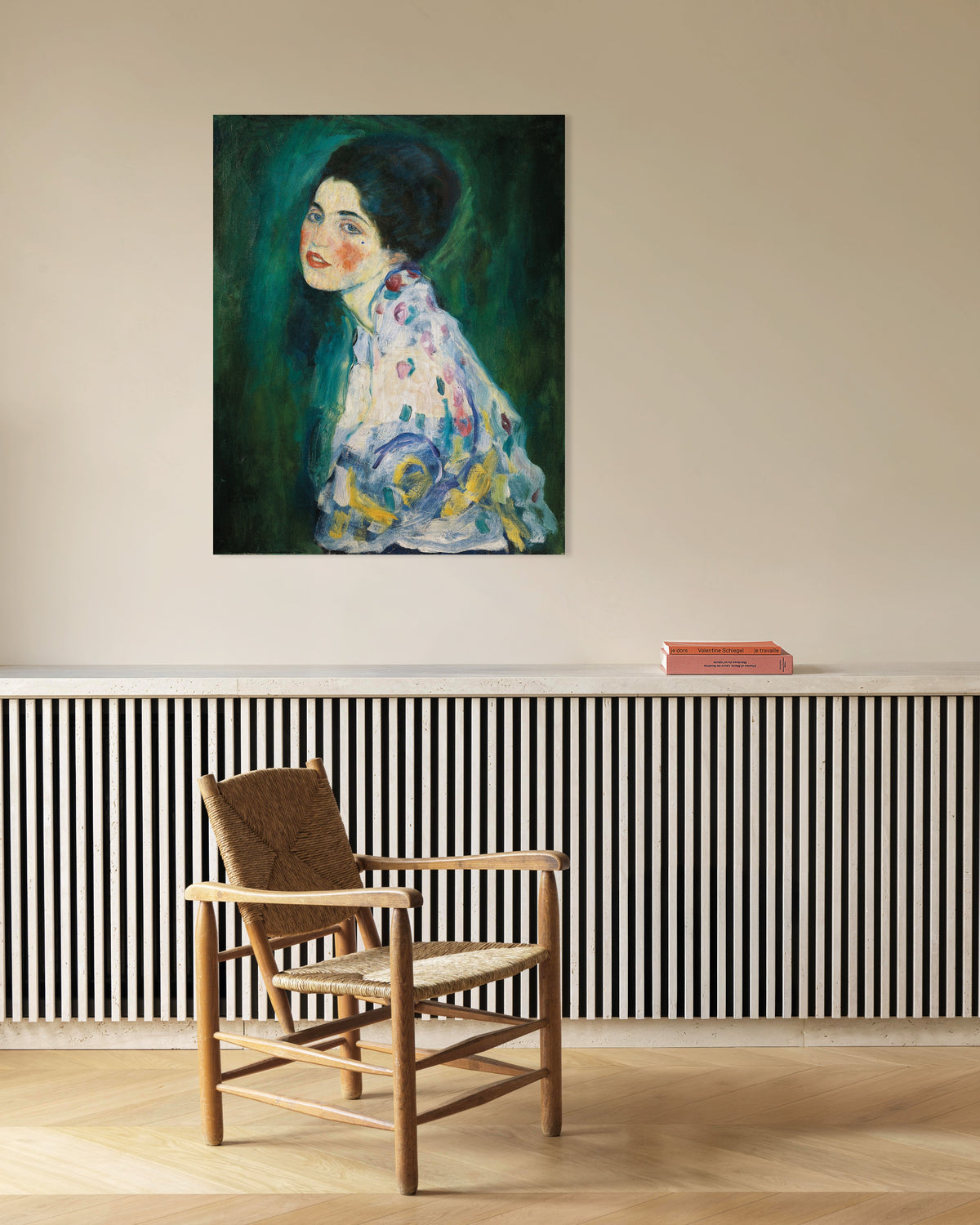Poster Porträtt av en dam (1916–1917) av Gustav Klimt