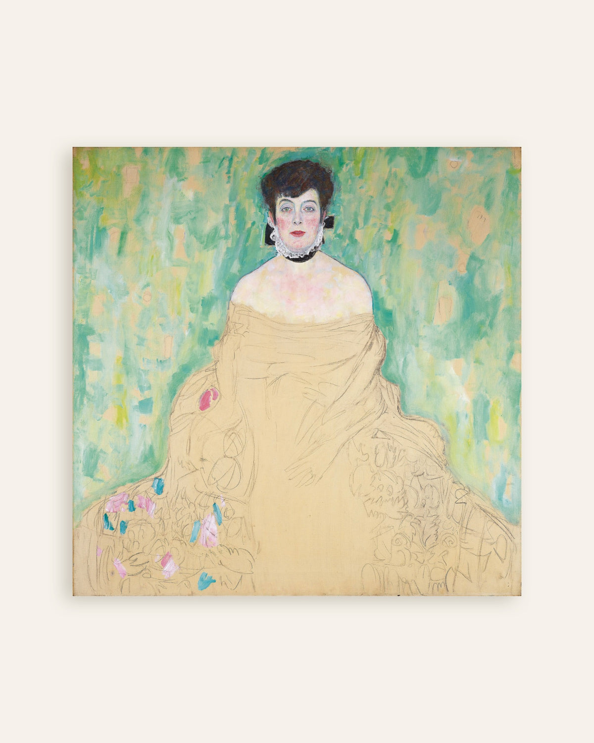 Poster Porträtt av Amalie Zuckerkandl (1917) av Gustav Klimt, miniatyr
