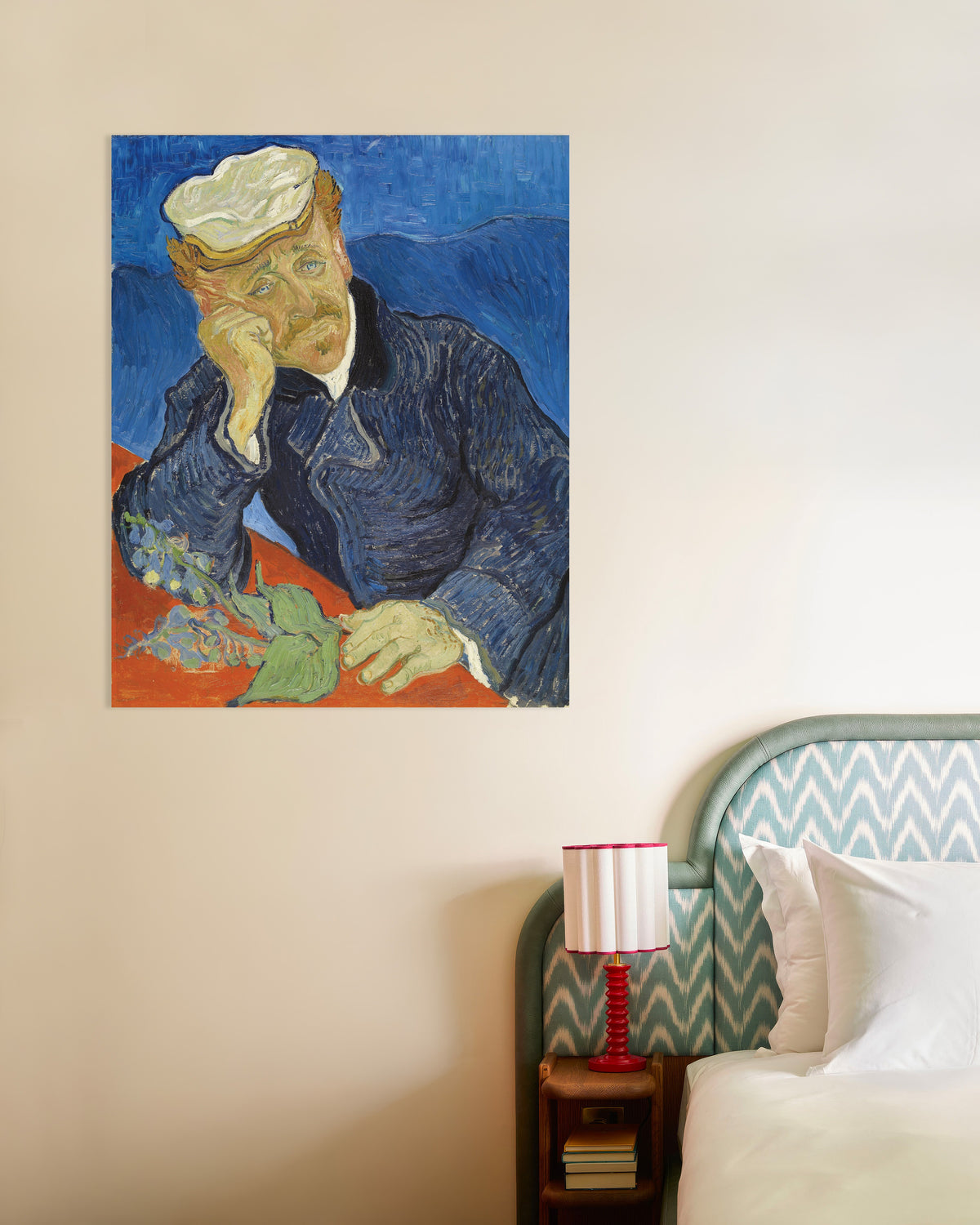 Poster med Porträtt av doktor Paul Gachet (1890) av Vincent van Gogh