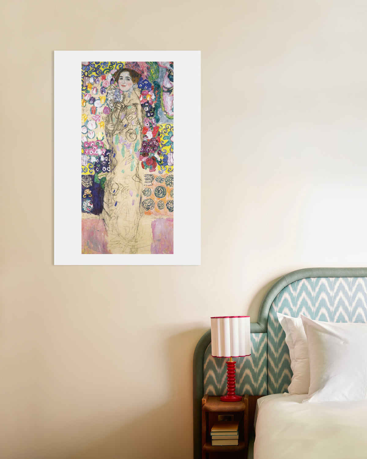 Poster Porträtt av Maria Munk (1917–1918) av Gustav Klimt